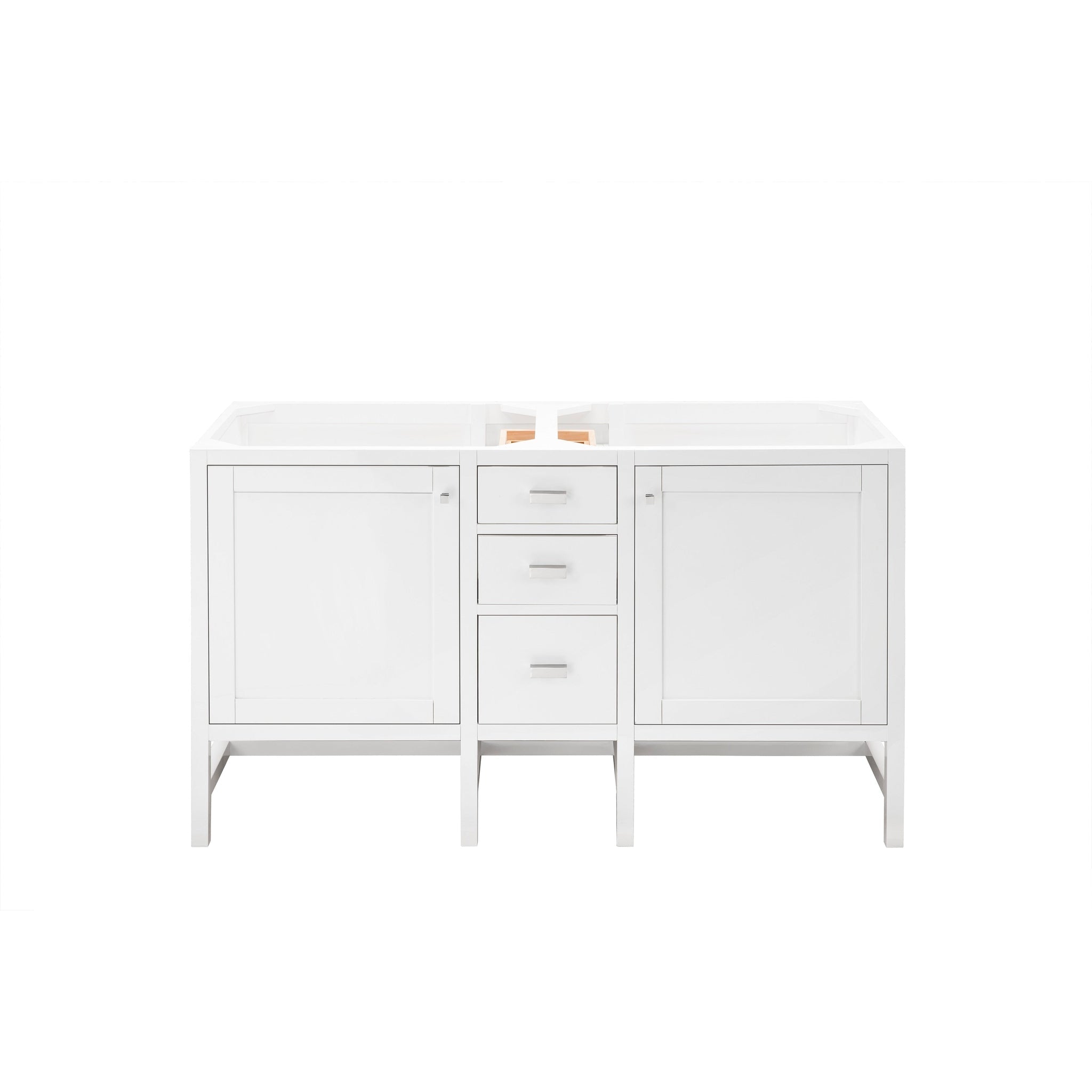James Martin Vanities, James Martin Vanities Addison 60" Glossy White Double Vanity Cabinet