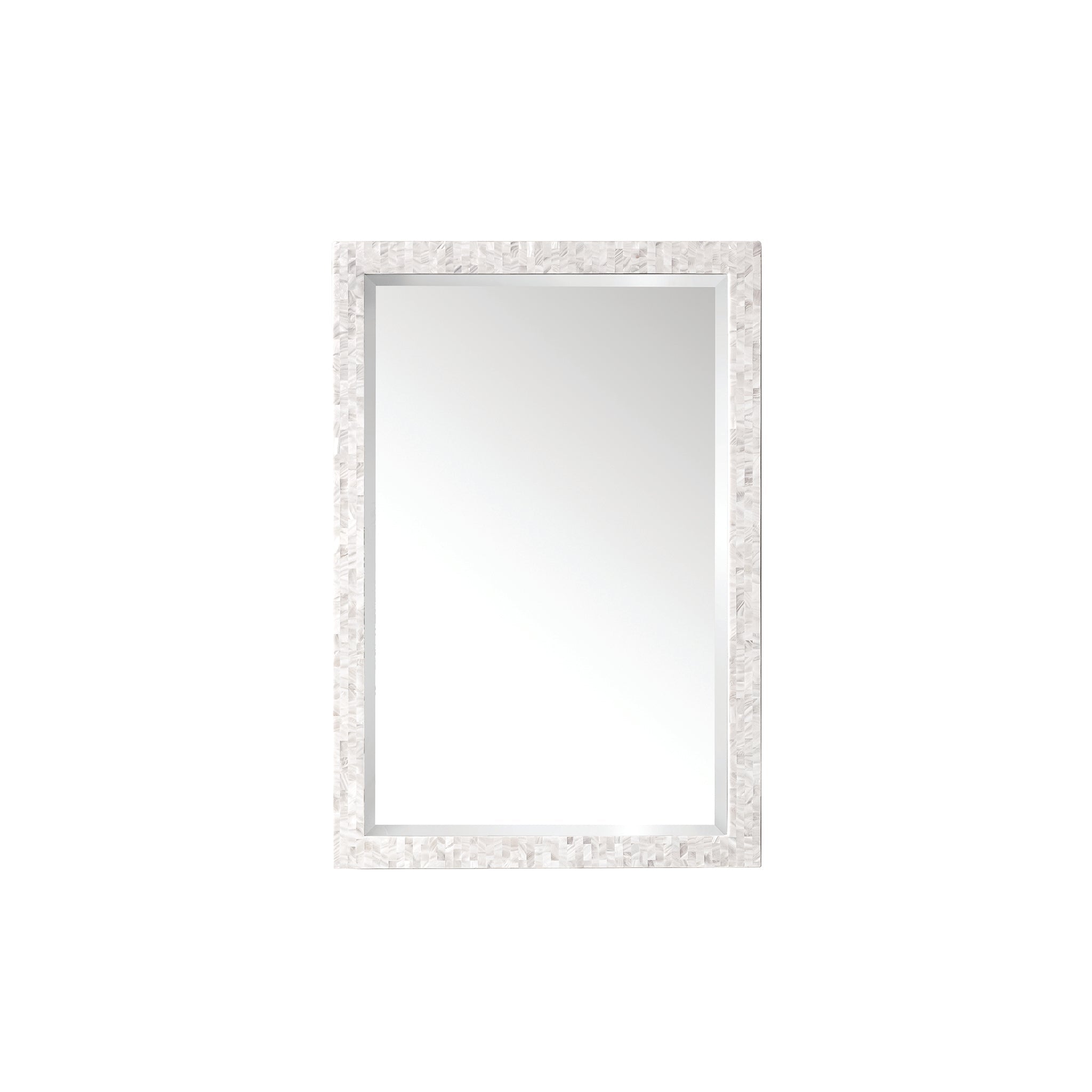James Martin Vanities, James Martin Vanities Callie 26" White Mother of Pearl Mirror