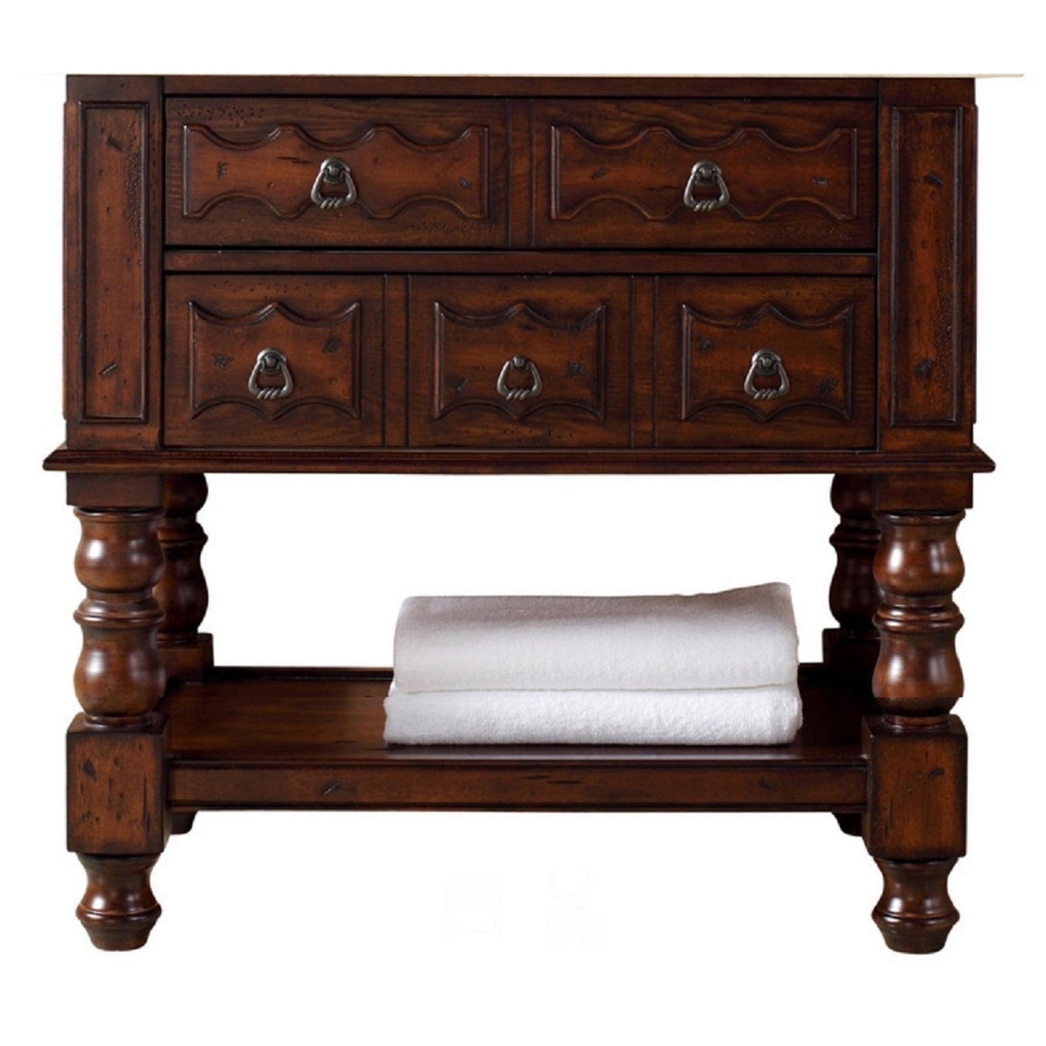 James Martin Vanities, James Martin Vanities Castilian 36" Aged Cognac Single Vanity Cabinet