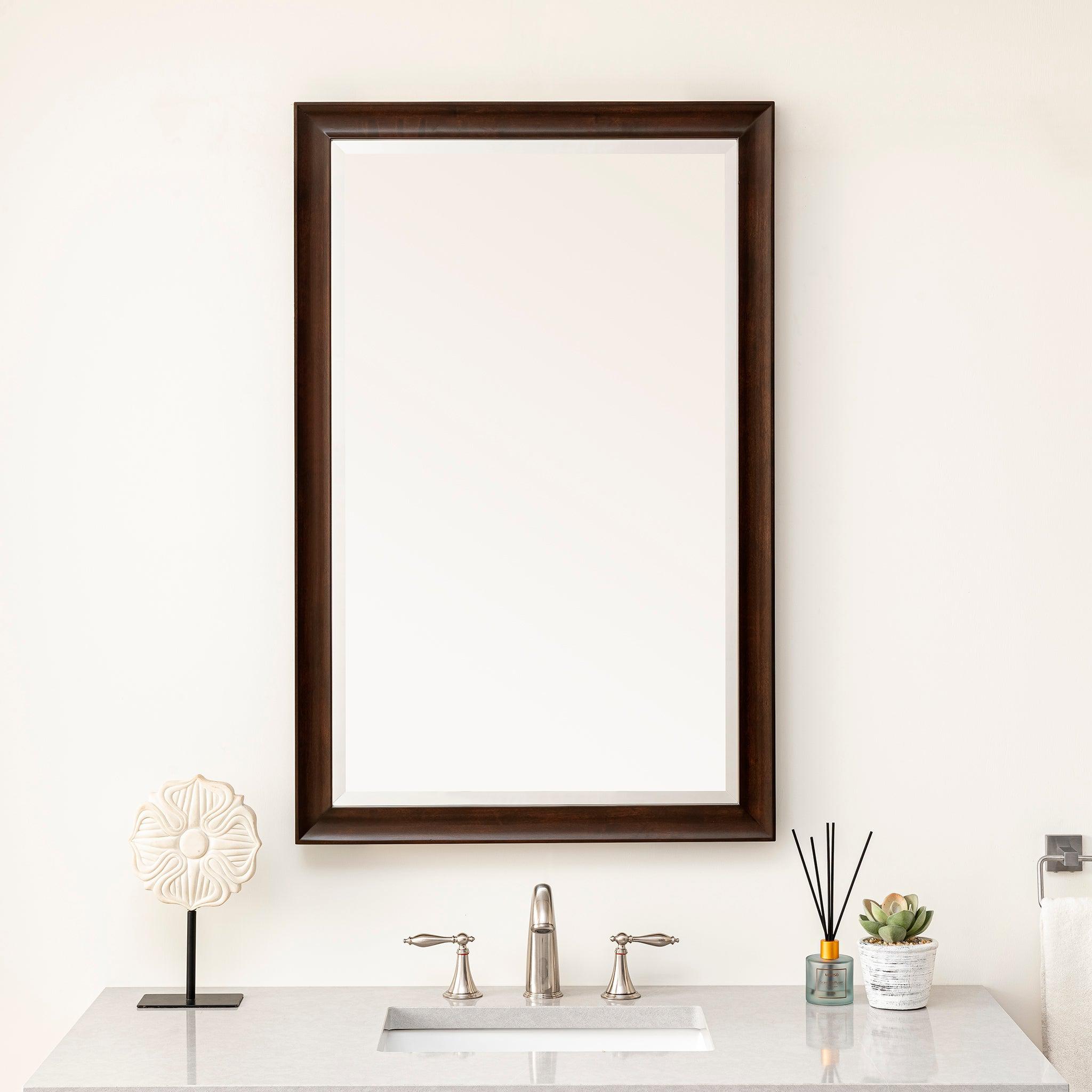 James Martin Vanities, James Martin Vanities Glenbrooke 26" Burnished Mahogany Mirror