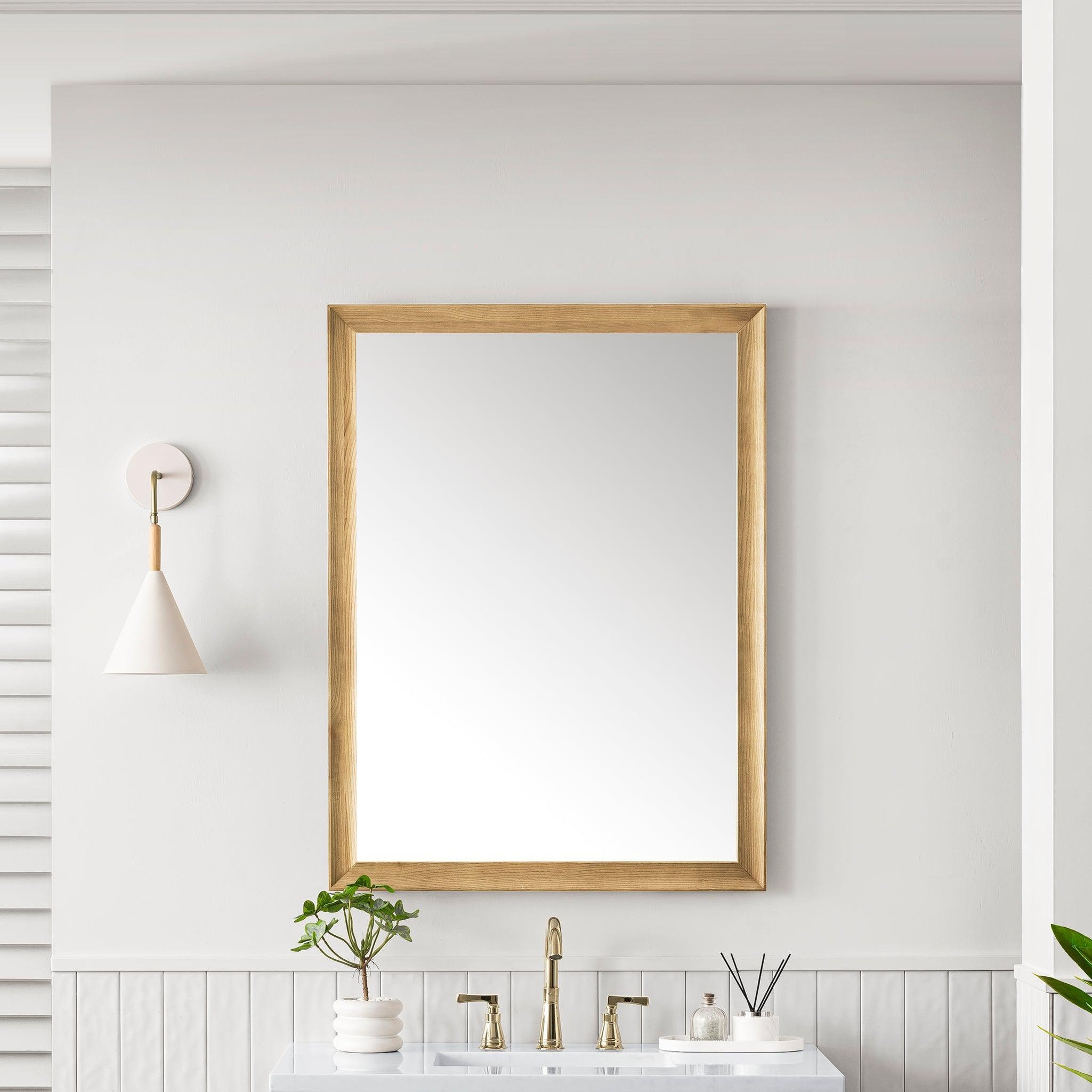 James Martin Vanities, James Martin Vanities Glenbrooke 30" Light Natural Oak Mirror