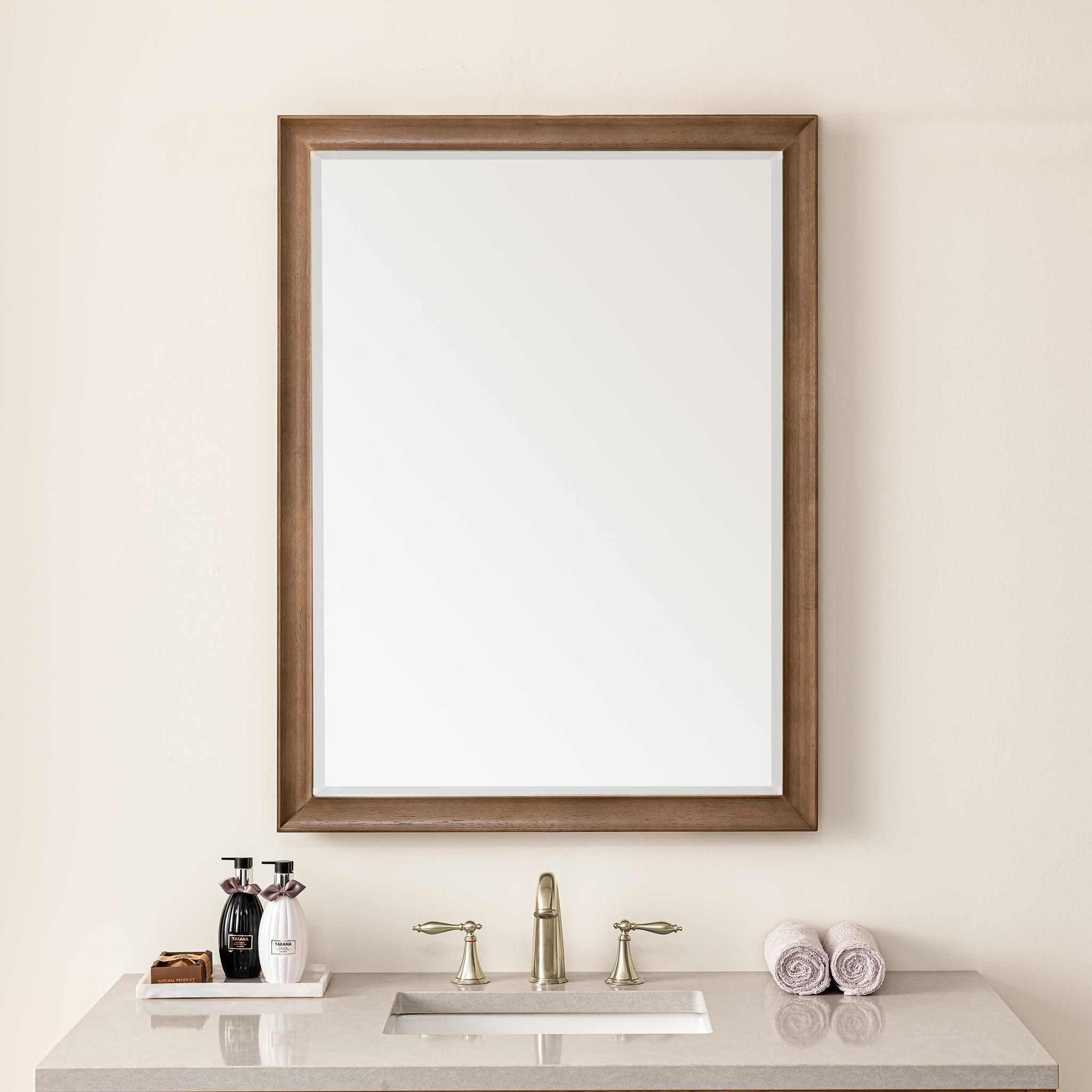 James Martin Vanities, James Martin Vanities Glenbrooke 30" Whitewashed Walnut Mirror