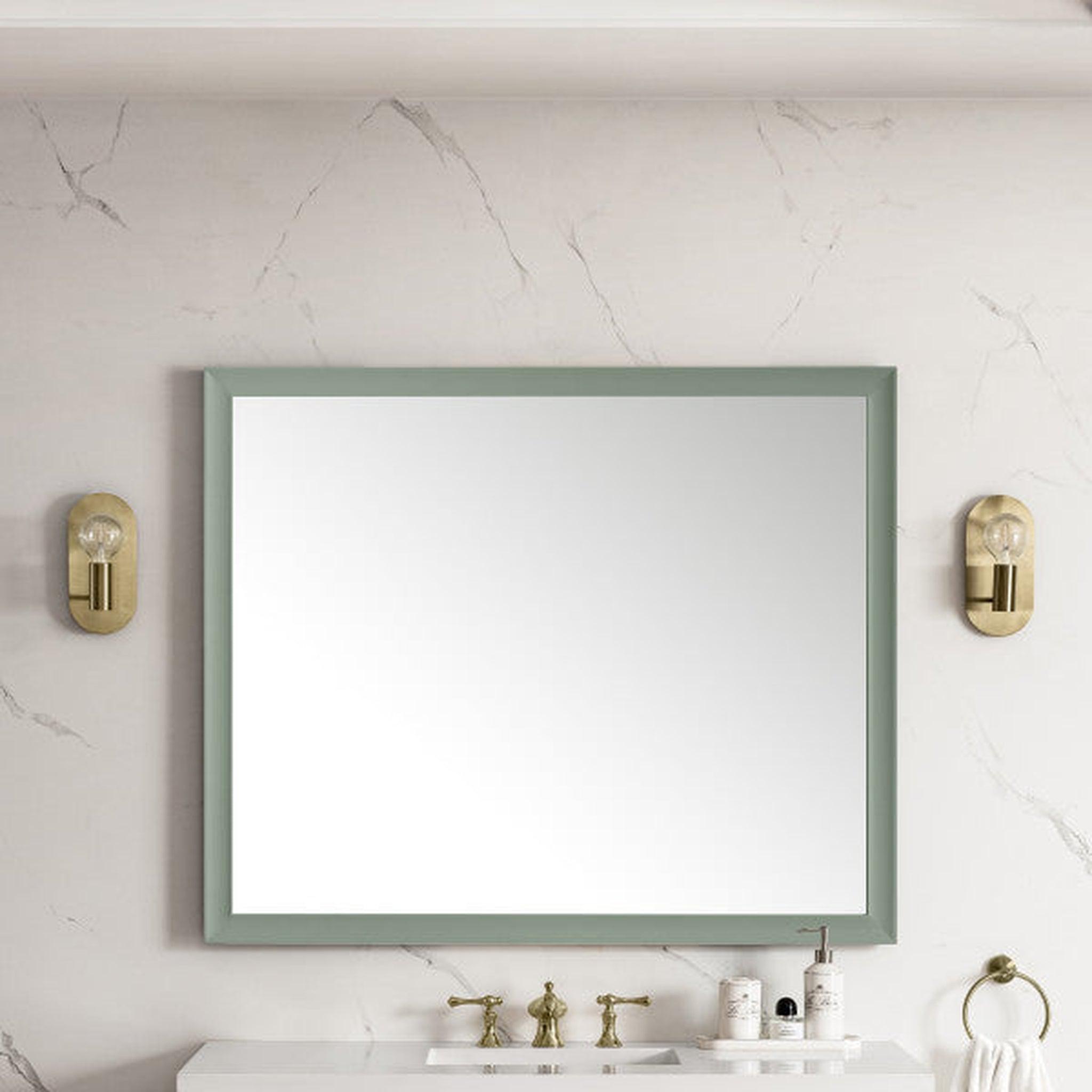 James Martin Vanities, James Martin Vanities Glenbrooke 48" Smokey Celadon Mirror