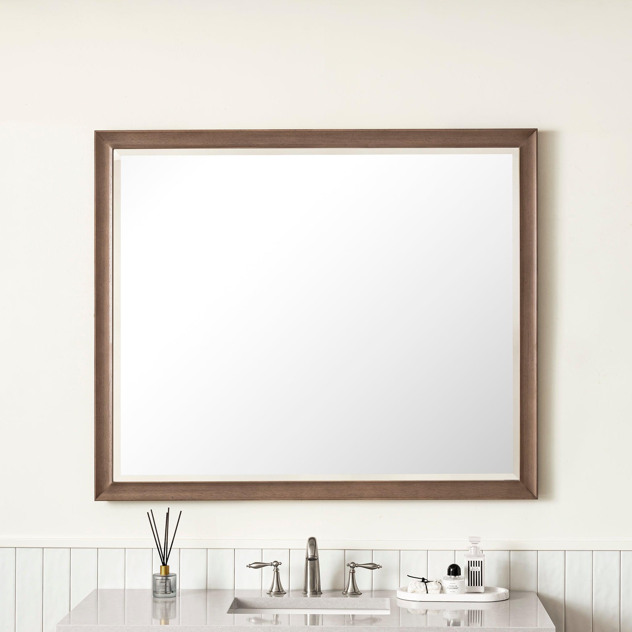 James Martin Vanities, James Martin Vanities Glenbrooke 48" Whitewashed Walnut Mirror