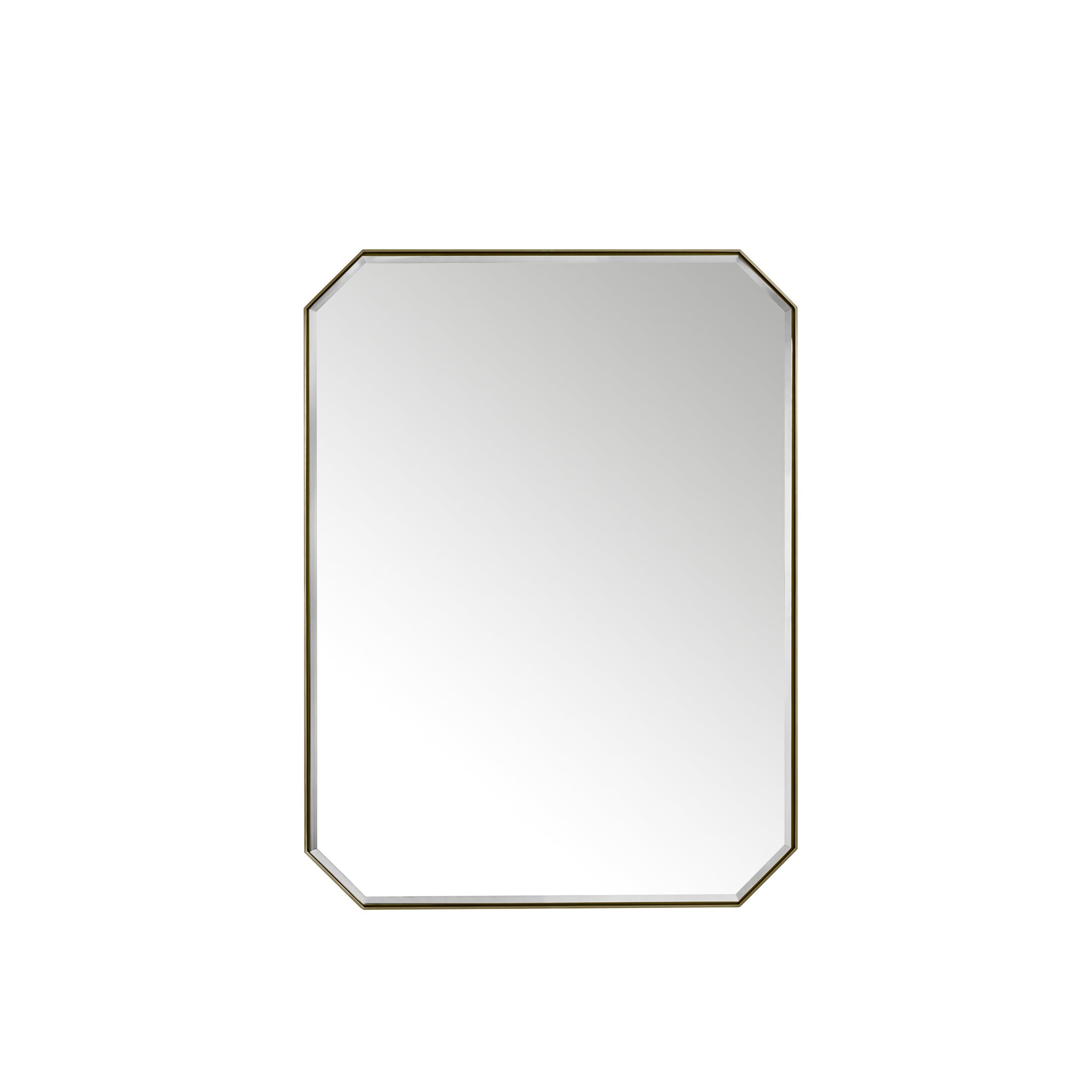 James Martin Vanities, James Martin Vanities Rohe 30" Champagne Brass Octagon Mirror