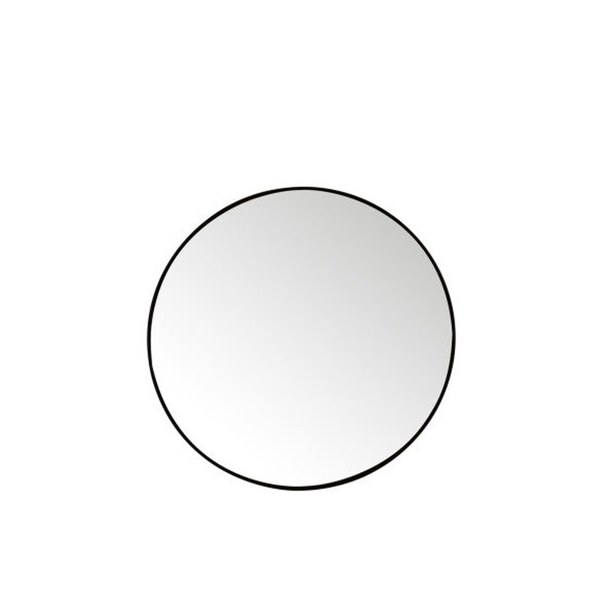 James Martin Vanities, James Martin Vanities Rohe 30" Matte Black Round Mirror