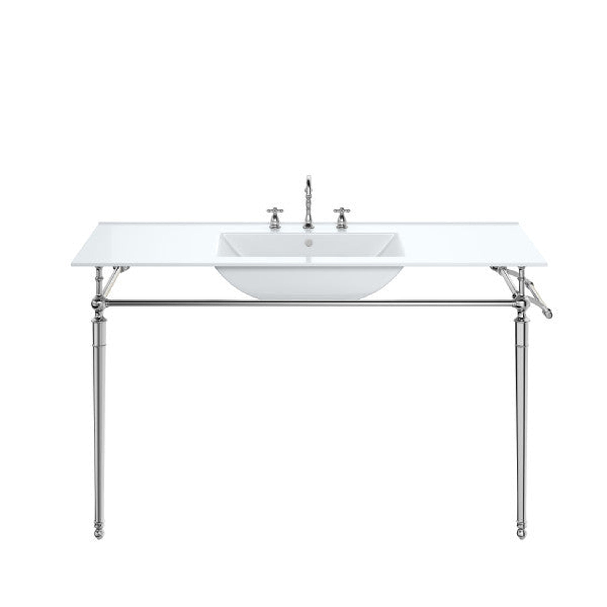 James Martin Vanities, James Martin Westley 47" Single Console Sink With Chrome Finish Stand