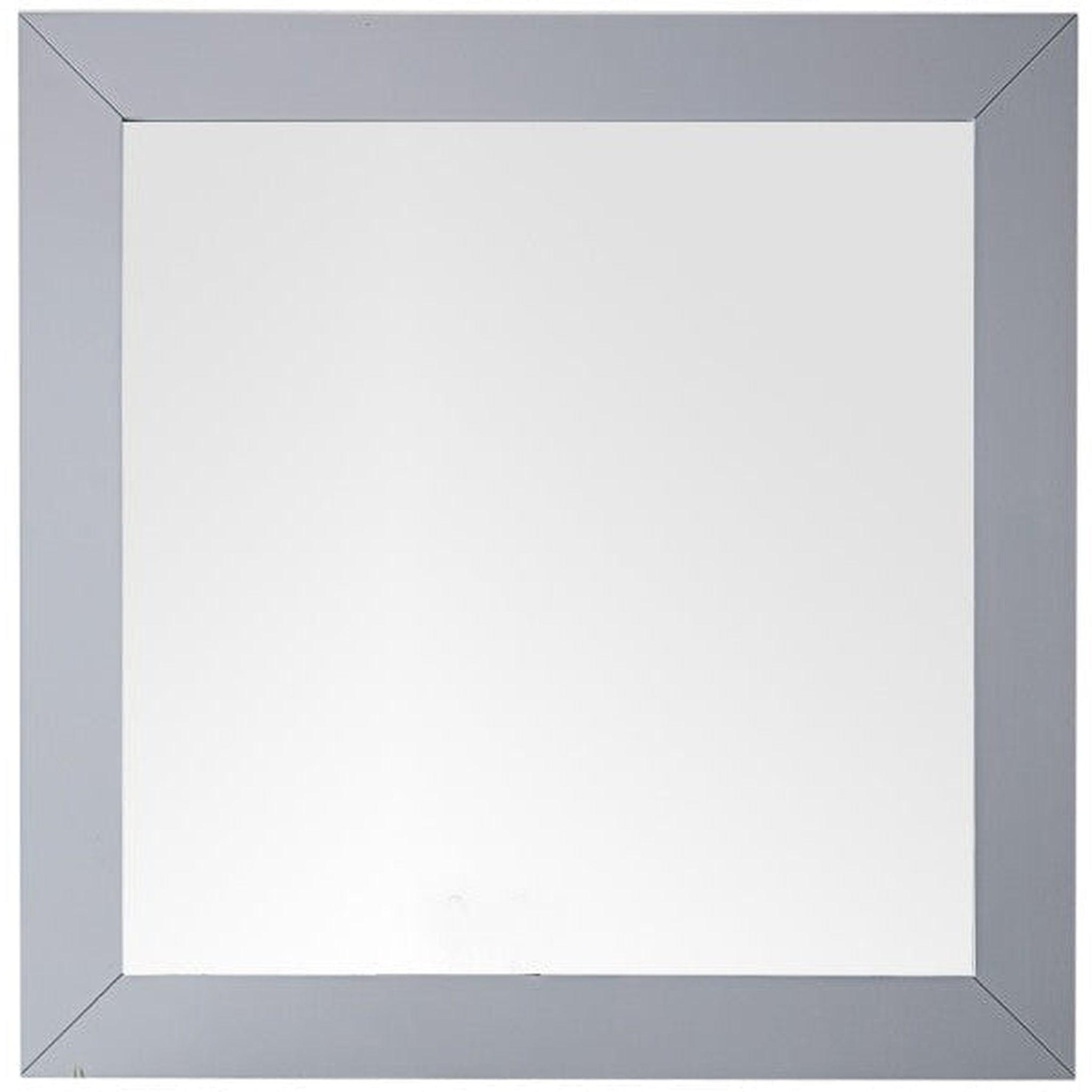 James Martin Vanities, James Martin Weston 40" x 40" Silver Gray Rectangular Mirror