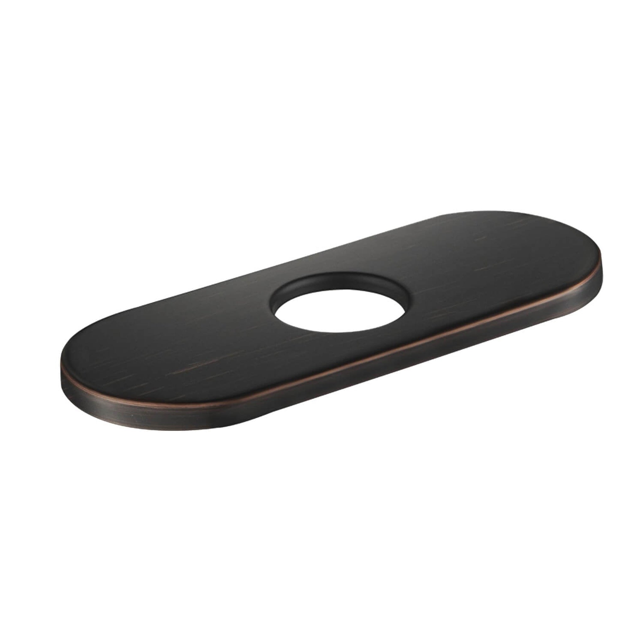 KIBI, KIBI 6" Stainless Steel Faucet Hole Cover in Oil Rubbed Bronze Finish