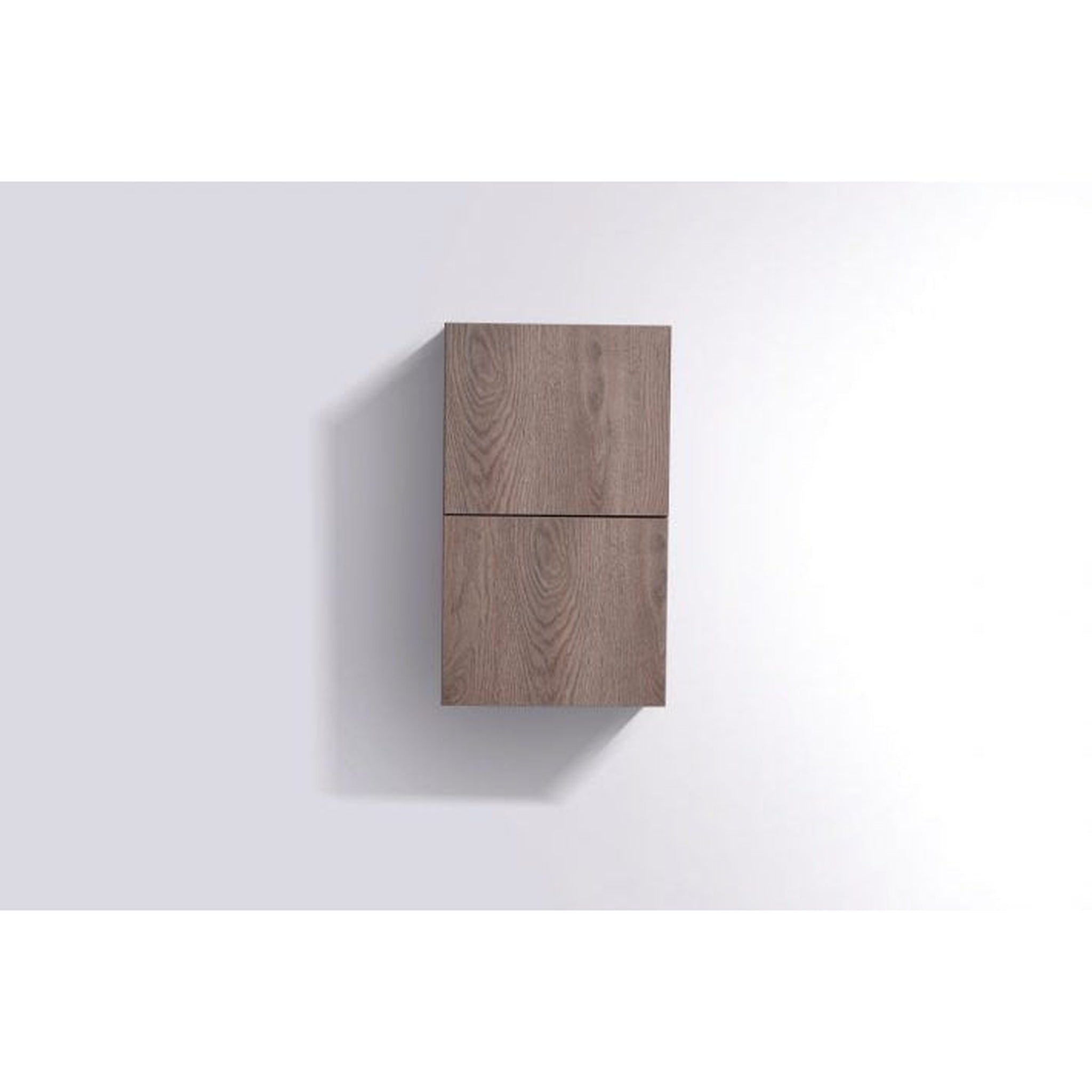 KubeBath, KubeBath Bliss 14"x 24" Butternut Wood Veneer Linen Side Cabinet With Two Storage Areas