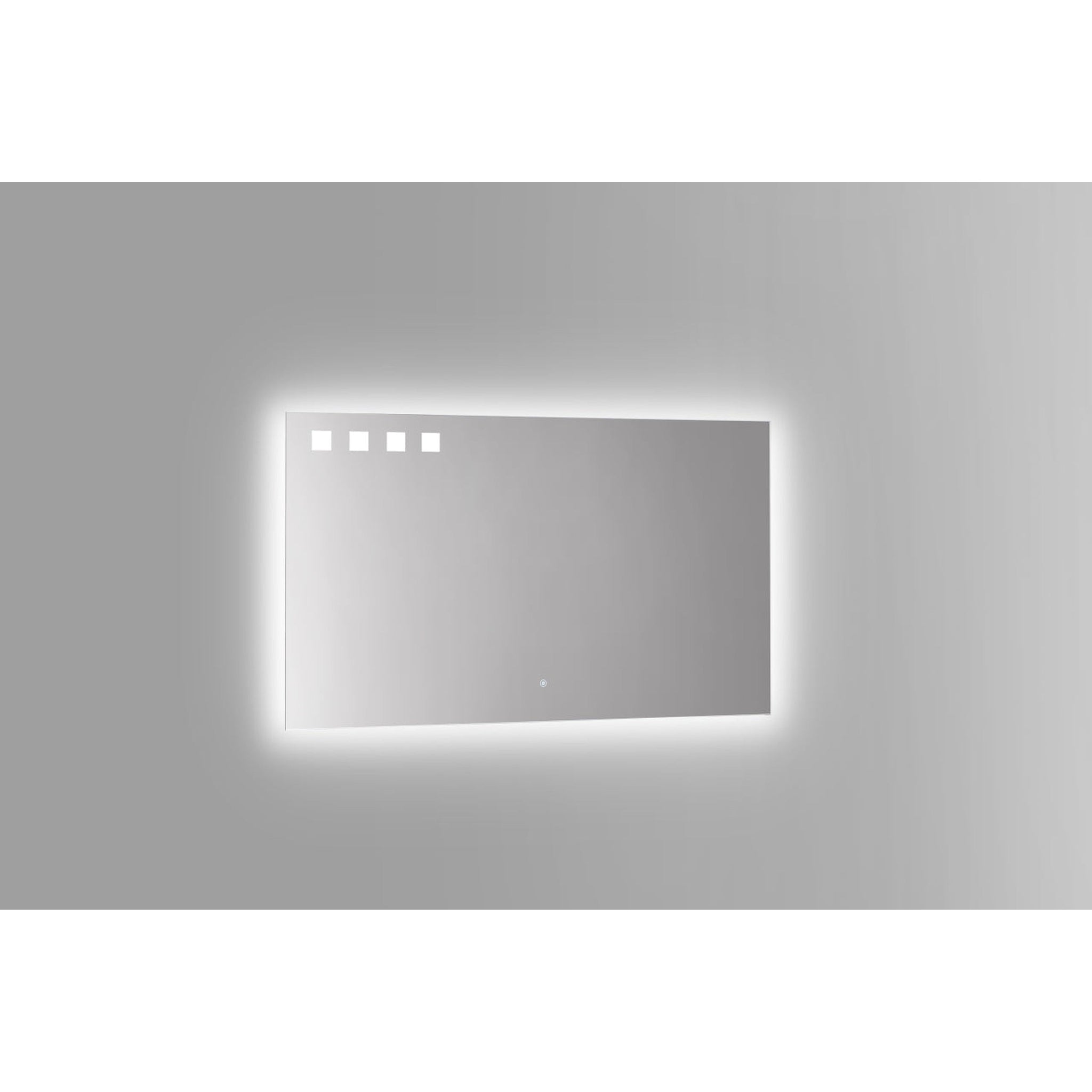 KubeBath, KubeBath Pixel 48" x 28" Wall Mounted Bathroom Vanity LED Mirror