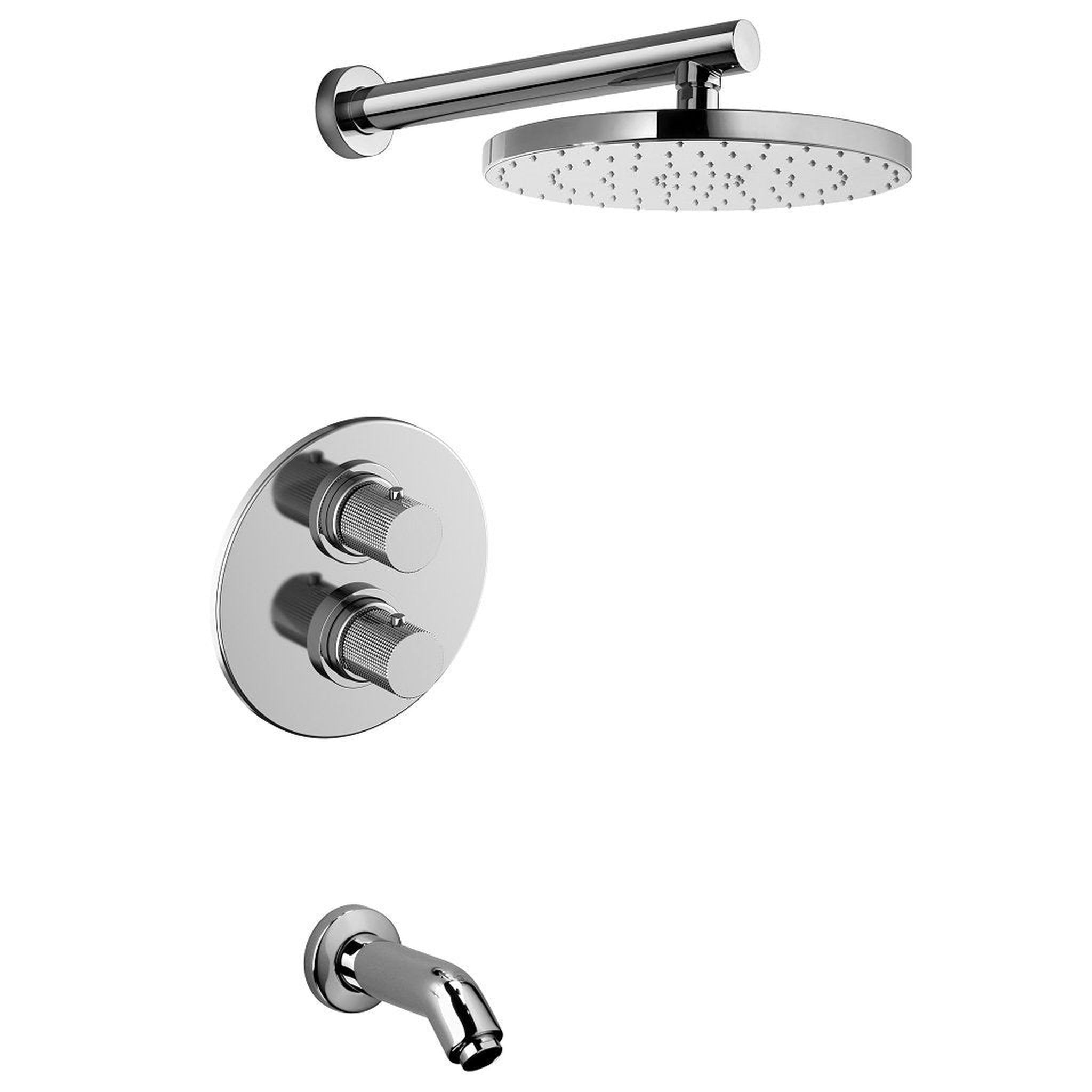 LaToscana by Paini, LaToscana Alessandra Chrome Thermostatic Tub & Shower Kit