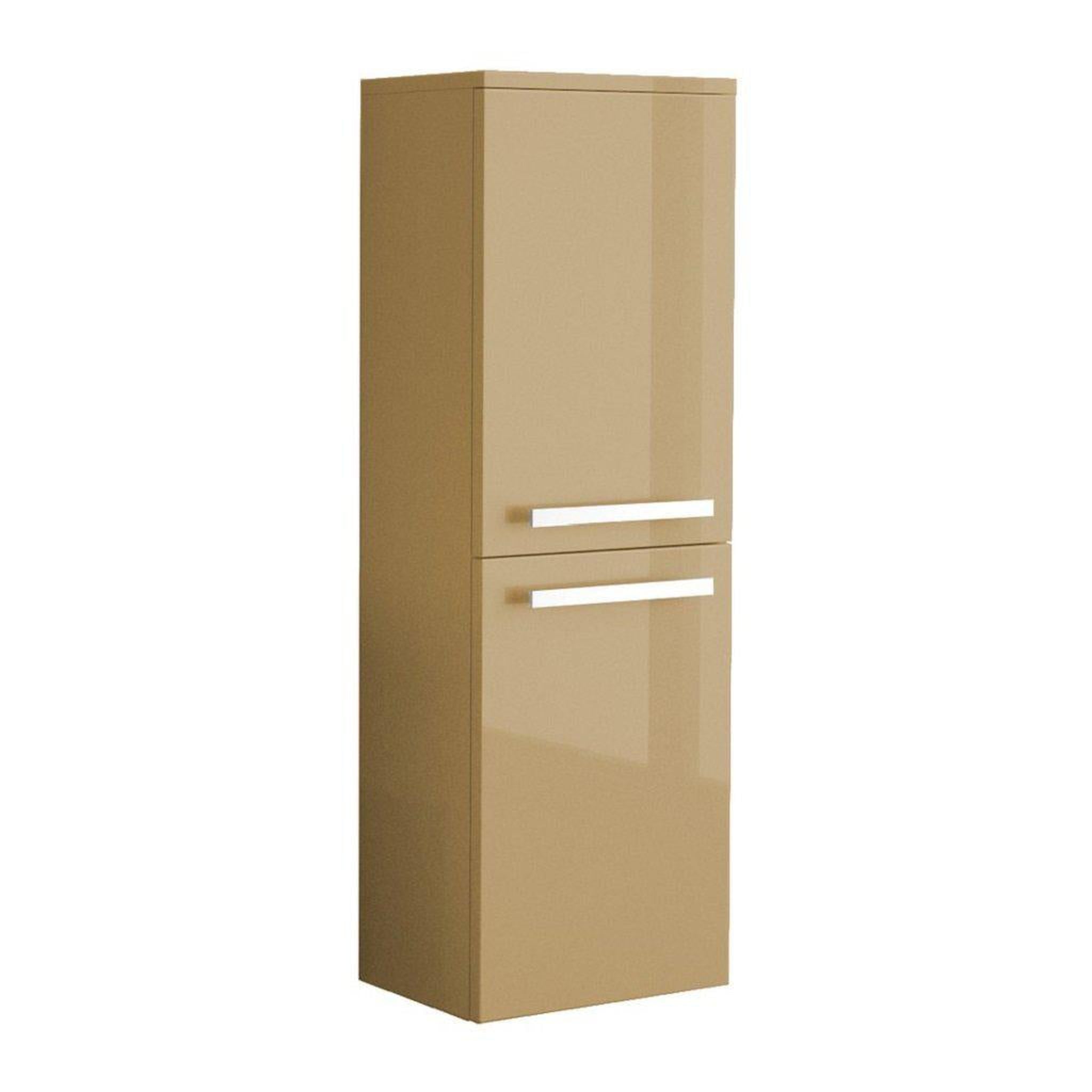 LaToscana by Paini, LaToscana Ameno 14" x 42" Sand Wall-Mounted Linen Tower Cabinet