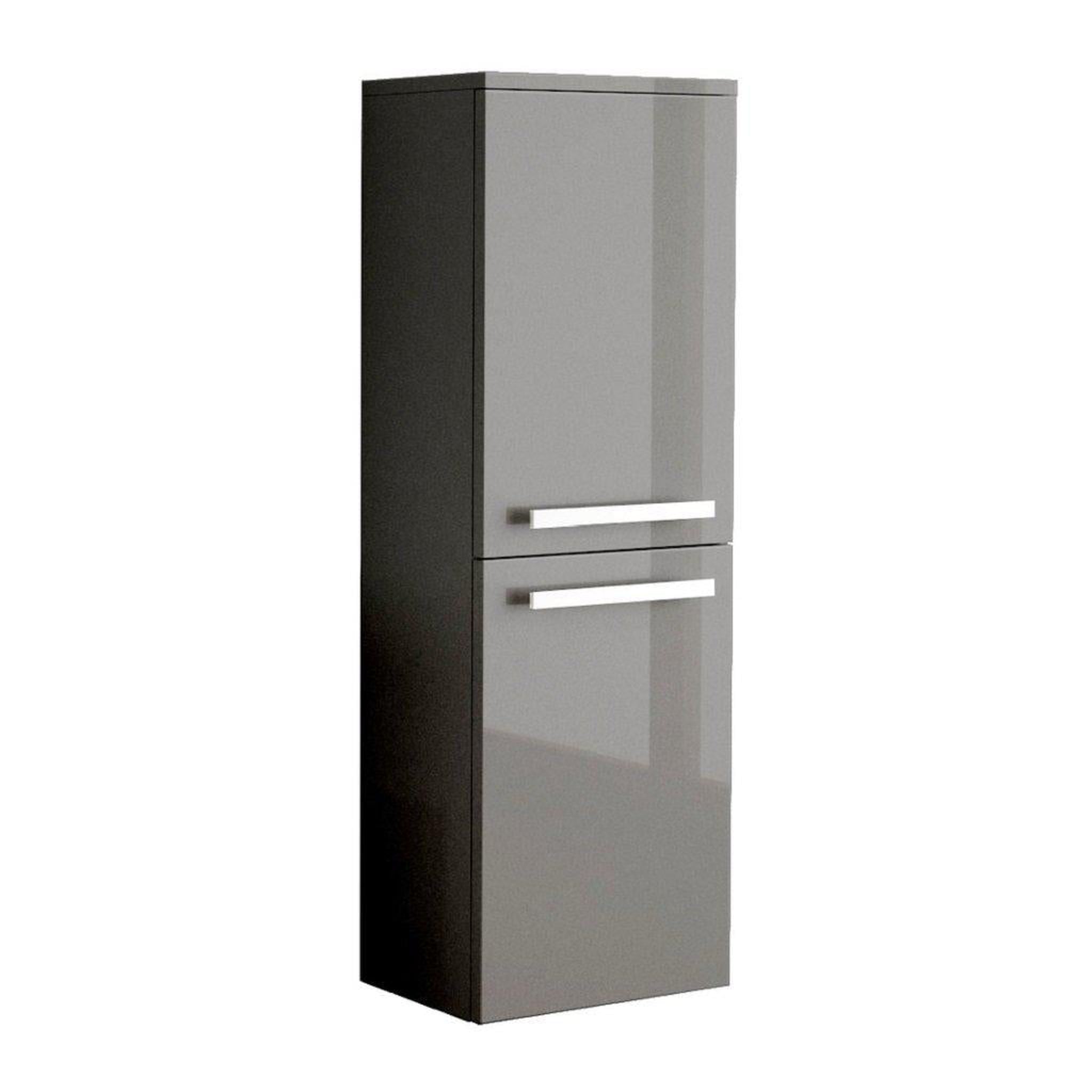 LaToscana by Paini, LaToscana Ameno 14" x 42" Slate Wall-Mounted Linen Tower Cabinet