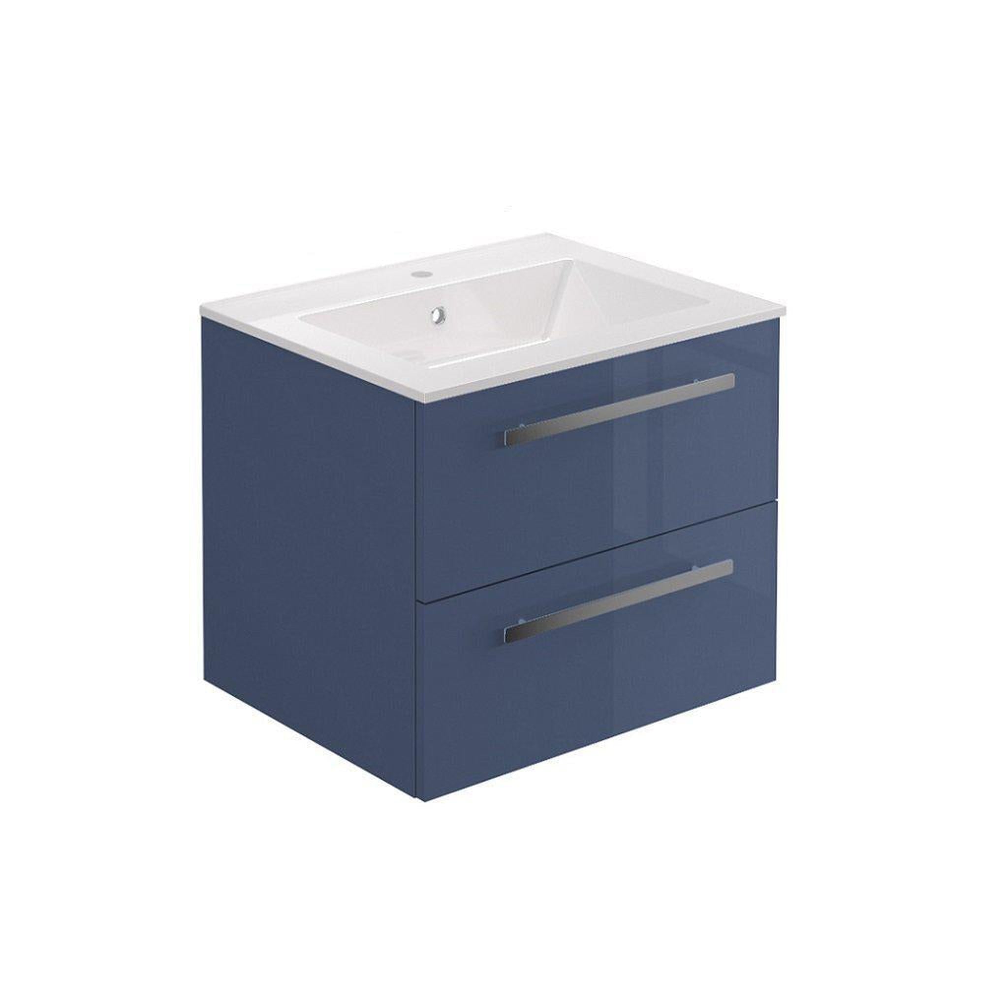 LaToscana by Paini, LaToscana Ameno 24" Blue Distante Wall-Mounted Vanity