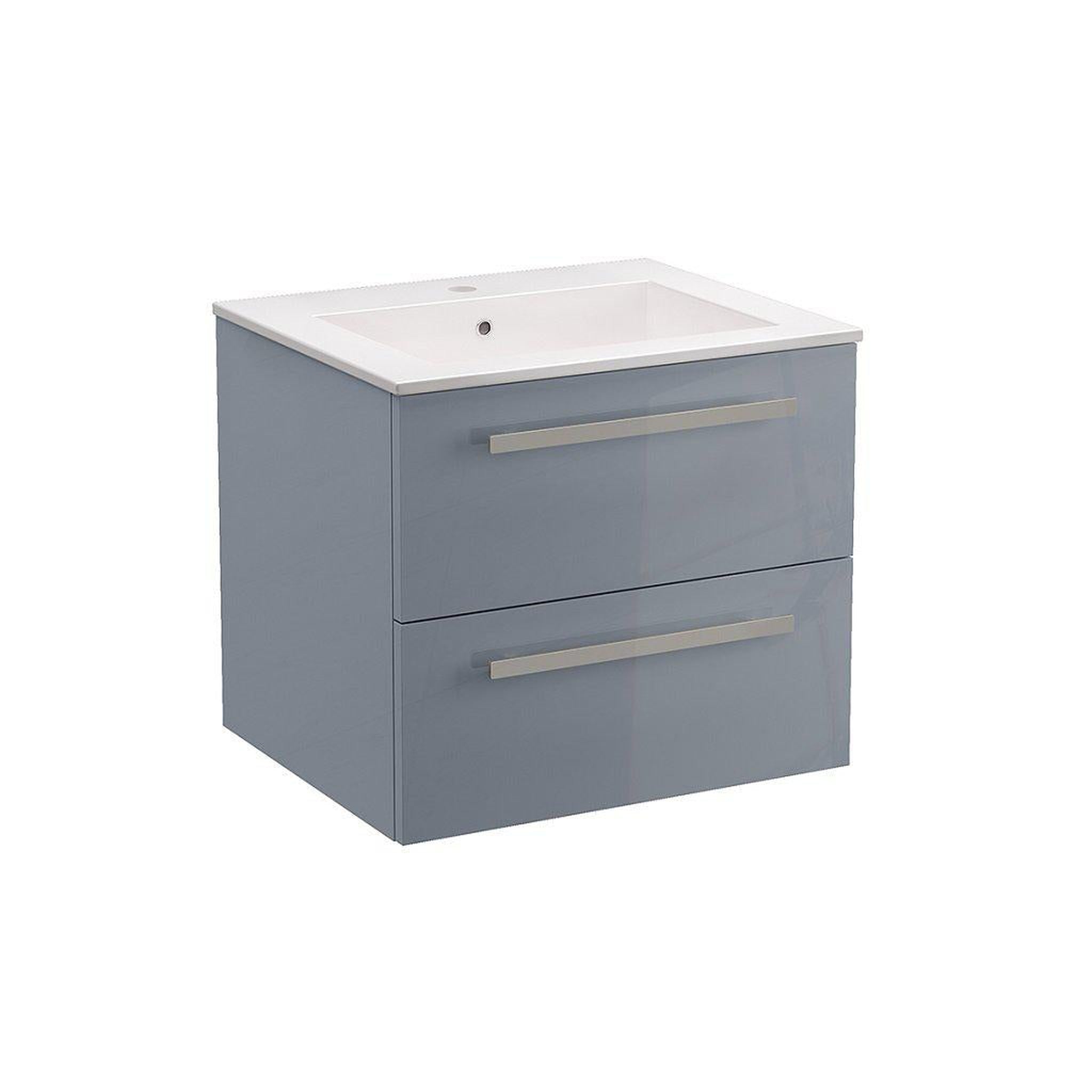 LaToscana by Paini, LaToscana Ameno 24" Gray Wall-Mounted Vanity