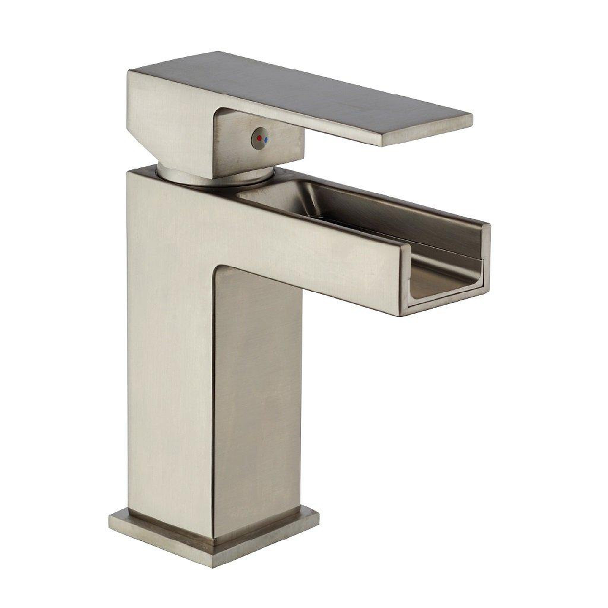 LaToscana by Paini, LaToscana E-Commerce Brushed Nickel Dax Waterfall Single Control Lavatory Faucet