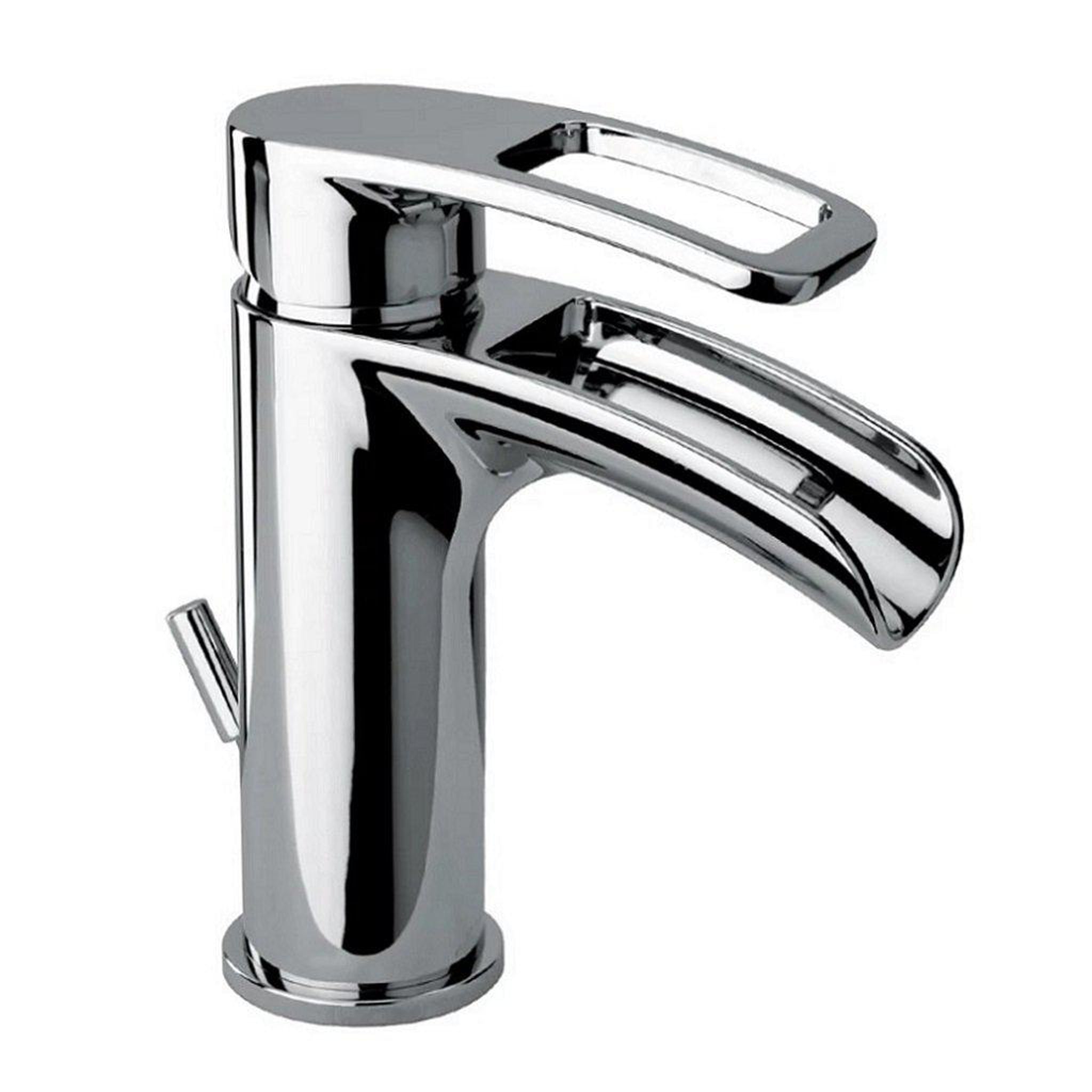 LaToscana by Paini, LaToscana E-Commerce Chrome Ovo Small Waterfall Single Handle Lavatory Faucet
