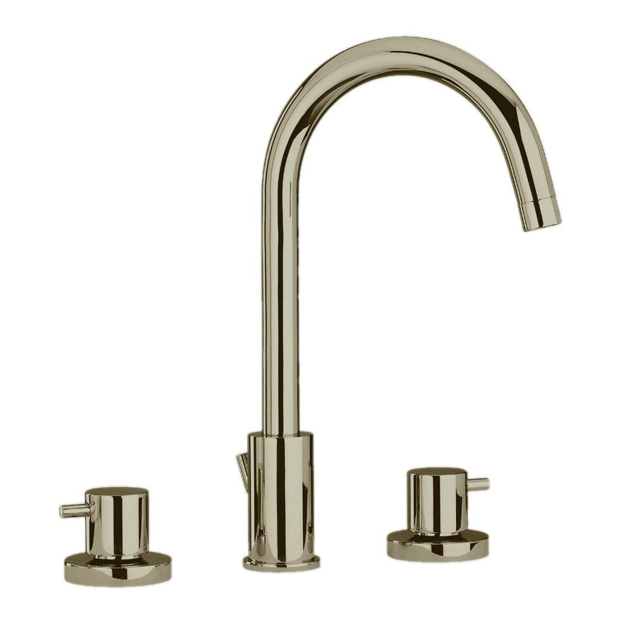 LaToscana by Paini, LaToscana Elba Brushed Nickel Widespread Lavatory Faucet With Lever Handles