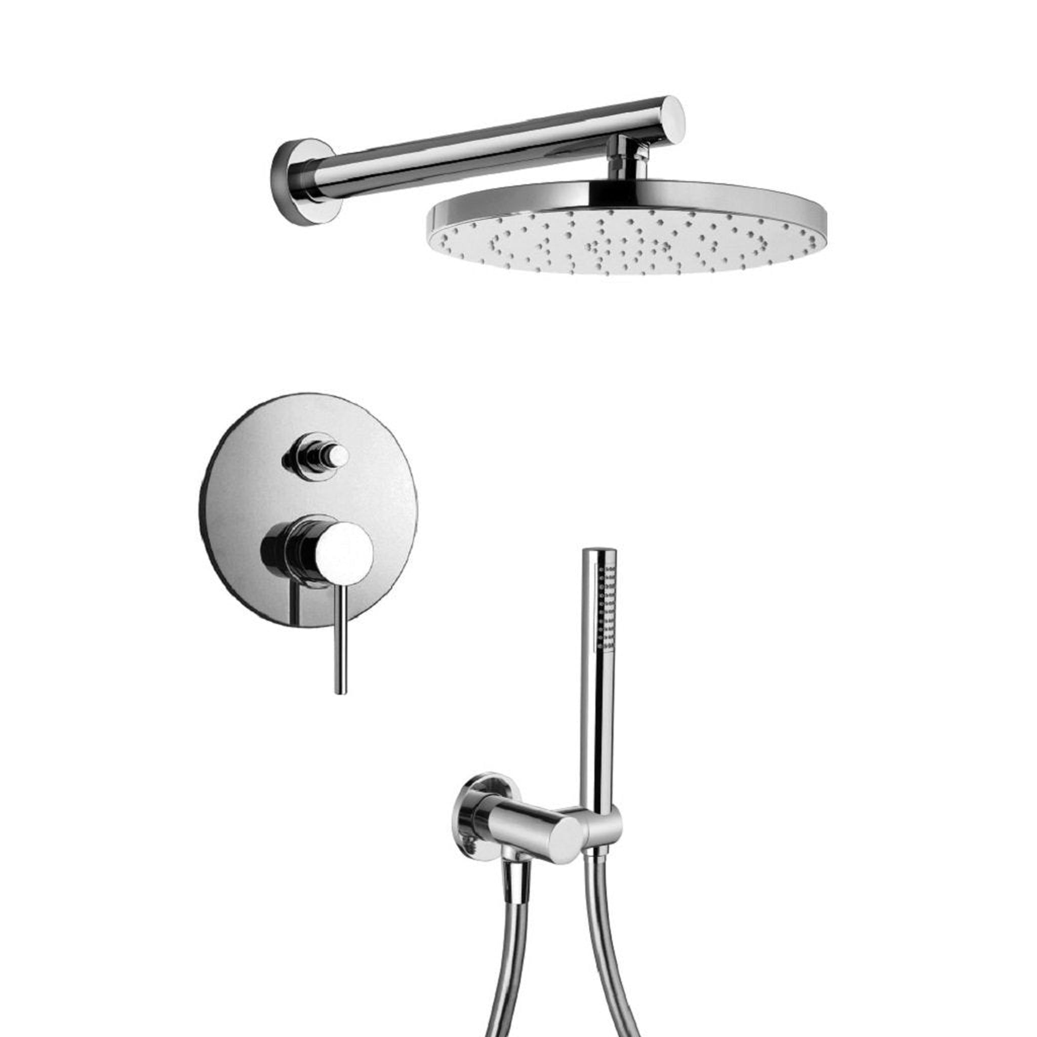 LaToscana by Paini, LaToscana Elba Chrome Pressure Balance Shower Kit With Handheld Shower