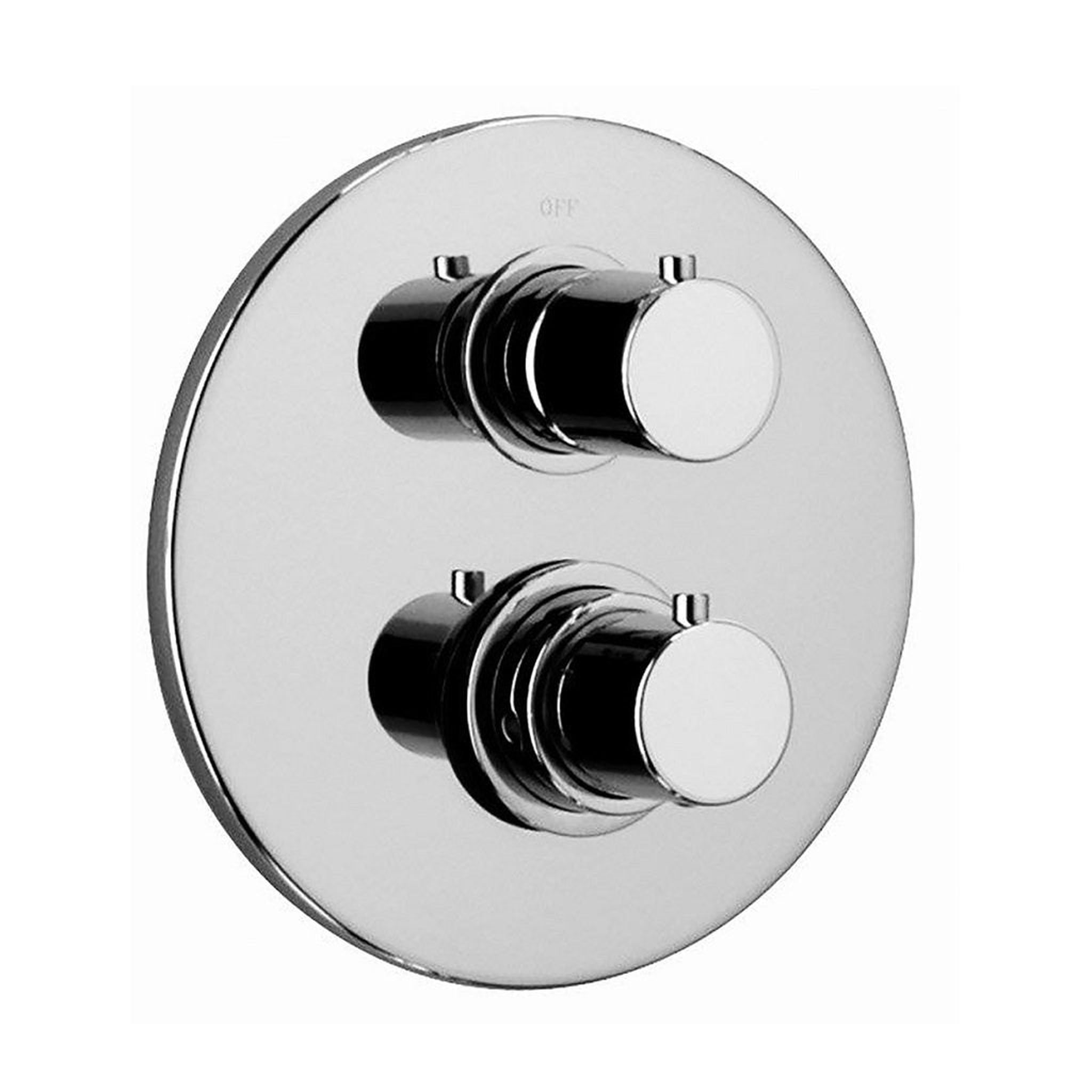 LaToscana by Paini, LaToscana Elba Chrome Thermostatic Trim With 2-Way Diverter Volume Control