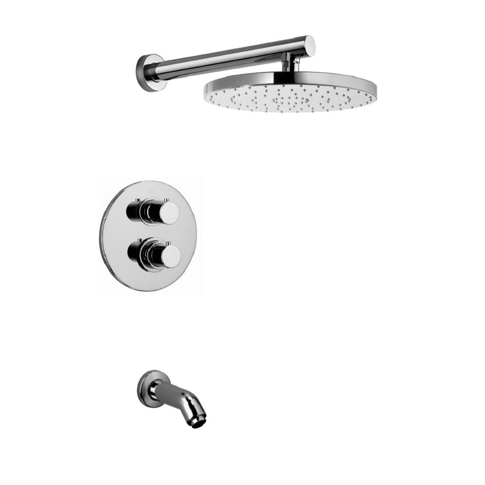 LaToscana by Paini, LaToscana Elba Chrome Thermostatic Tub & Shower Kit