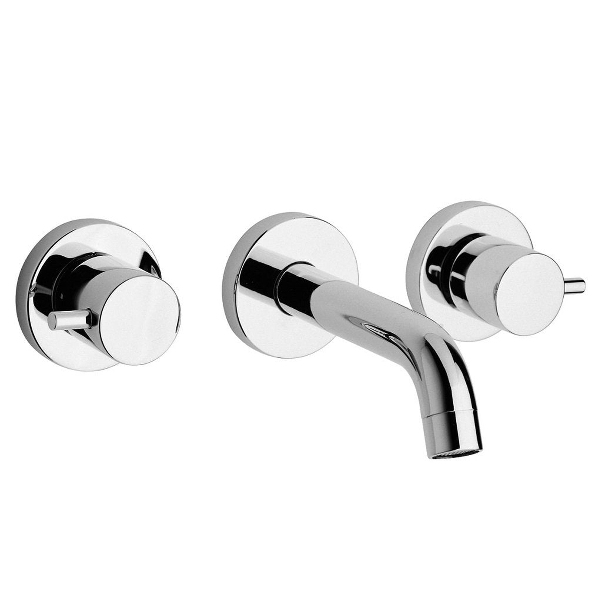 LaToscana by Paini, LaToscana Elba Chrome Wall-Mounted Lavatory Faucet With Lever Handles