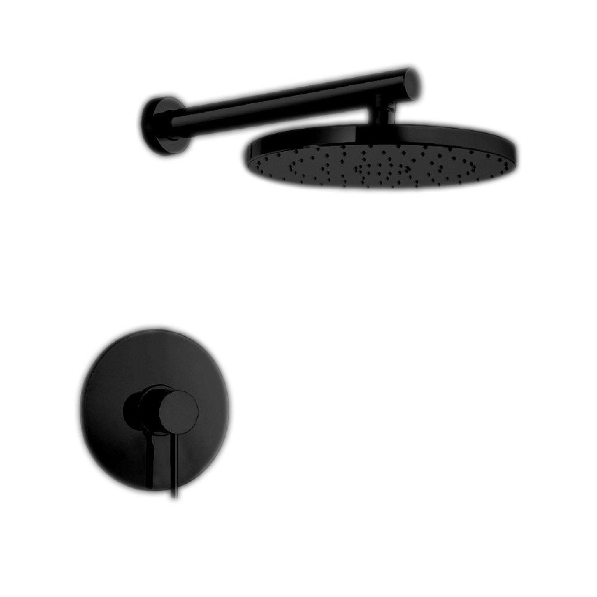 LaToscana by Paini, LaToscana Elba Matt Black Pressure Balance Shower Kit