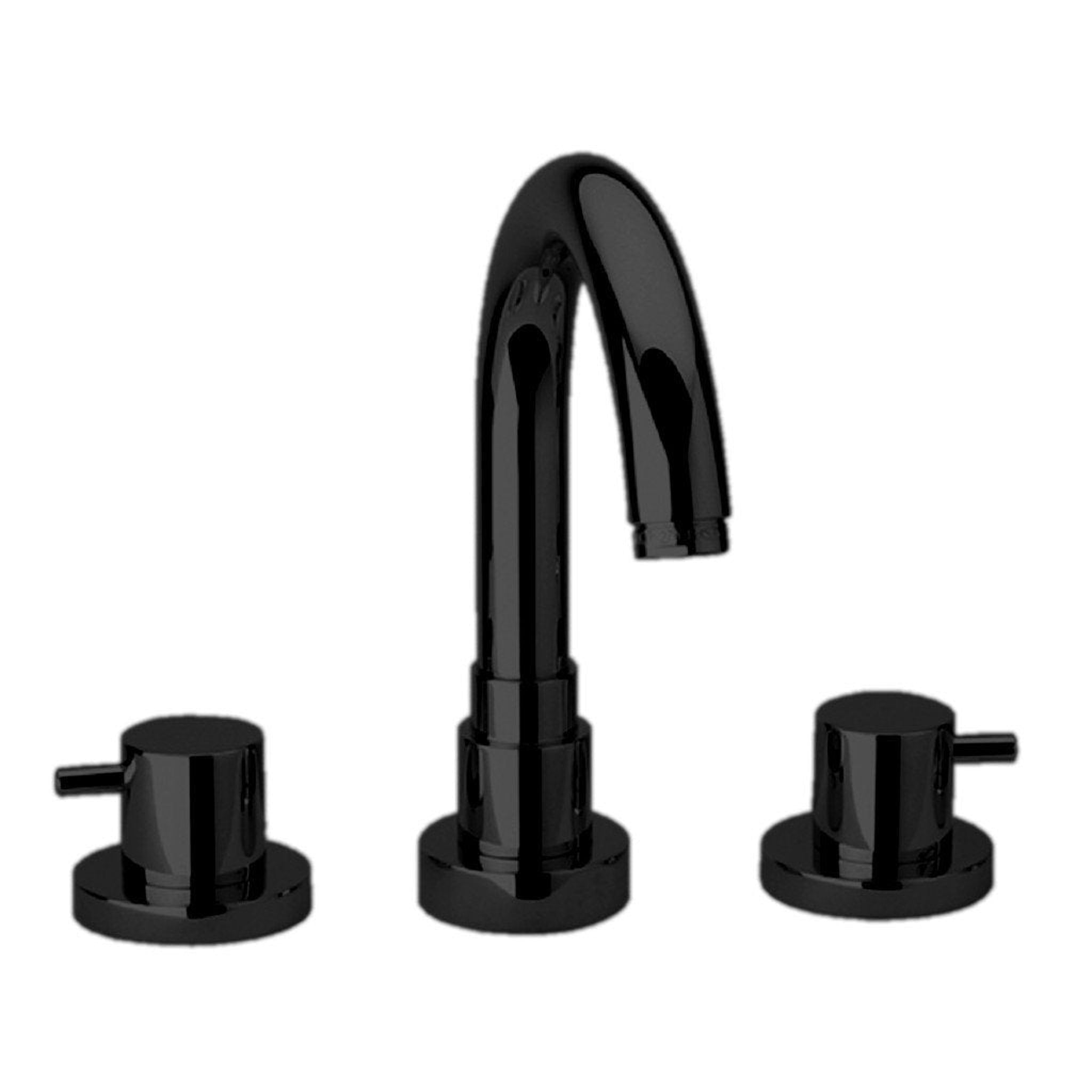 LaToscana by Paini, LaToscana Elba Matt Black Roman Tub Faucet With Lever Handles