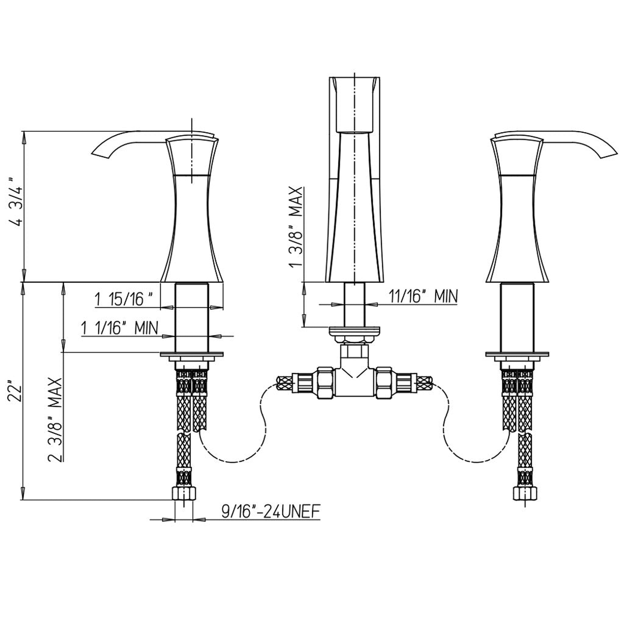 LaToscana by Paini, LaToscana Lady Brushed Nickel Widespread Lavatory Faucet With Lever Handles