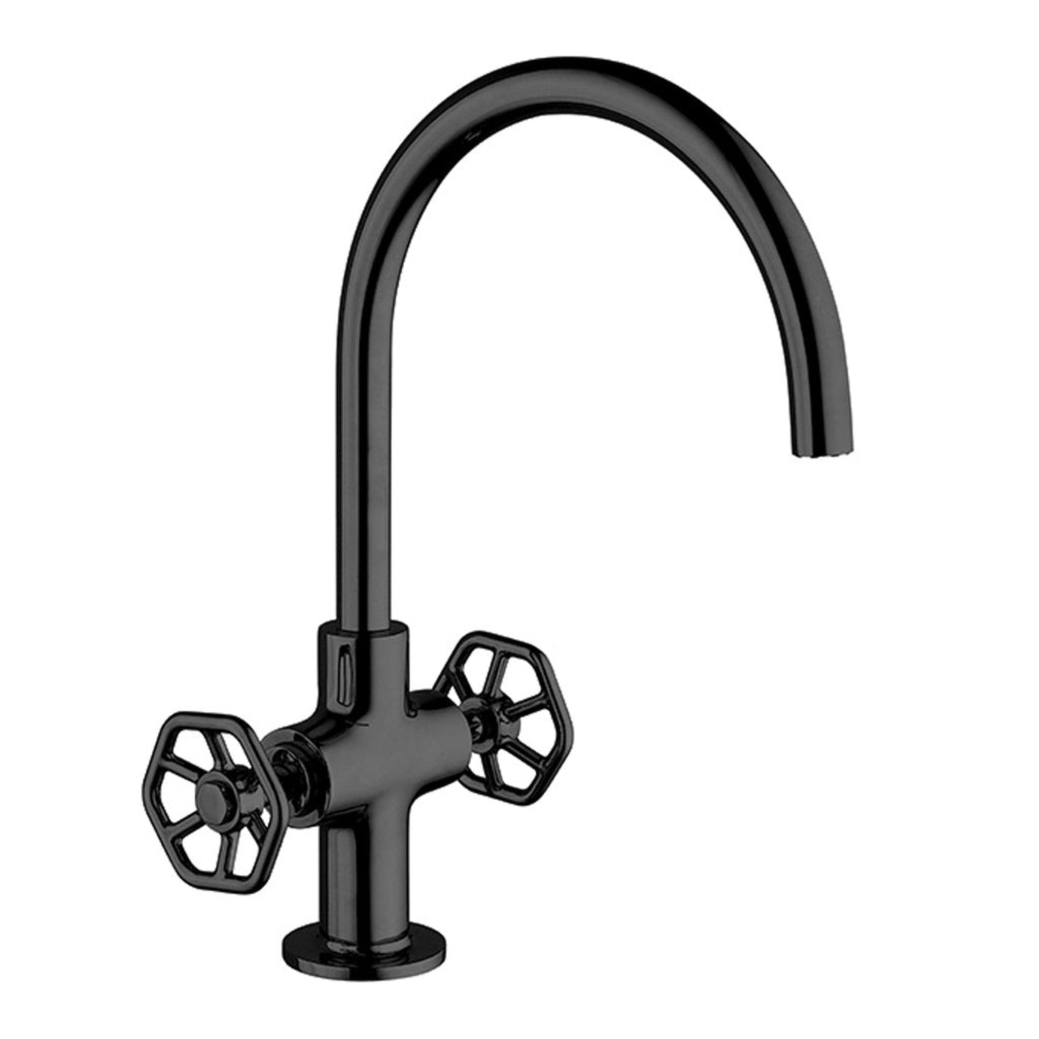 LaToscana by Paini, LaToscana Lucia Single Hole Lavatory Faucet With Wheel Handles