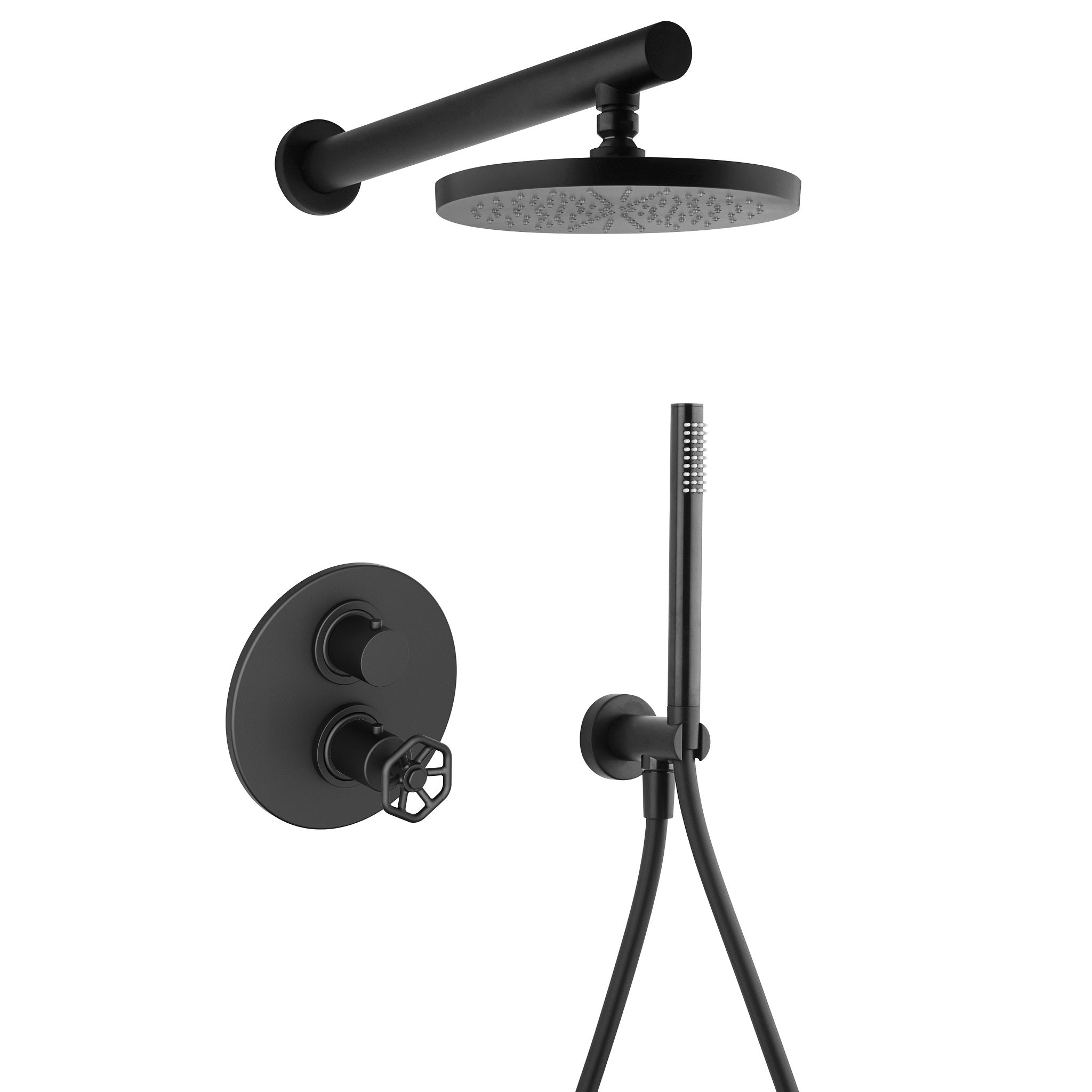 LaToscana by Paini, LaToscana Lucia Thermostatic Shower Kit With Handheld Shower