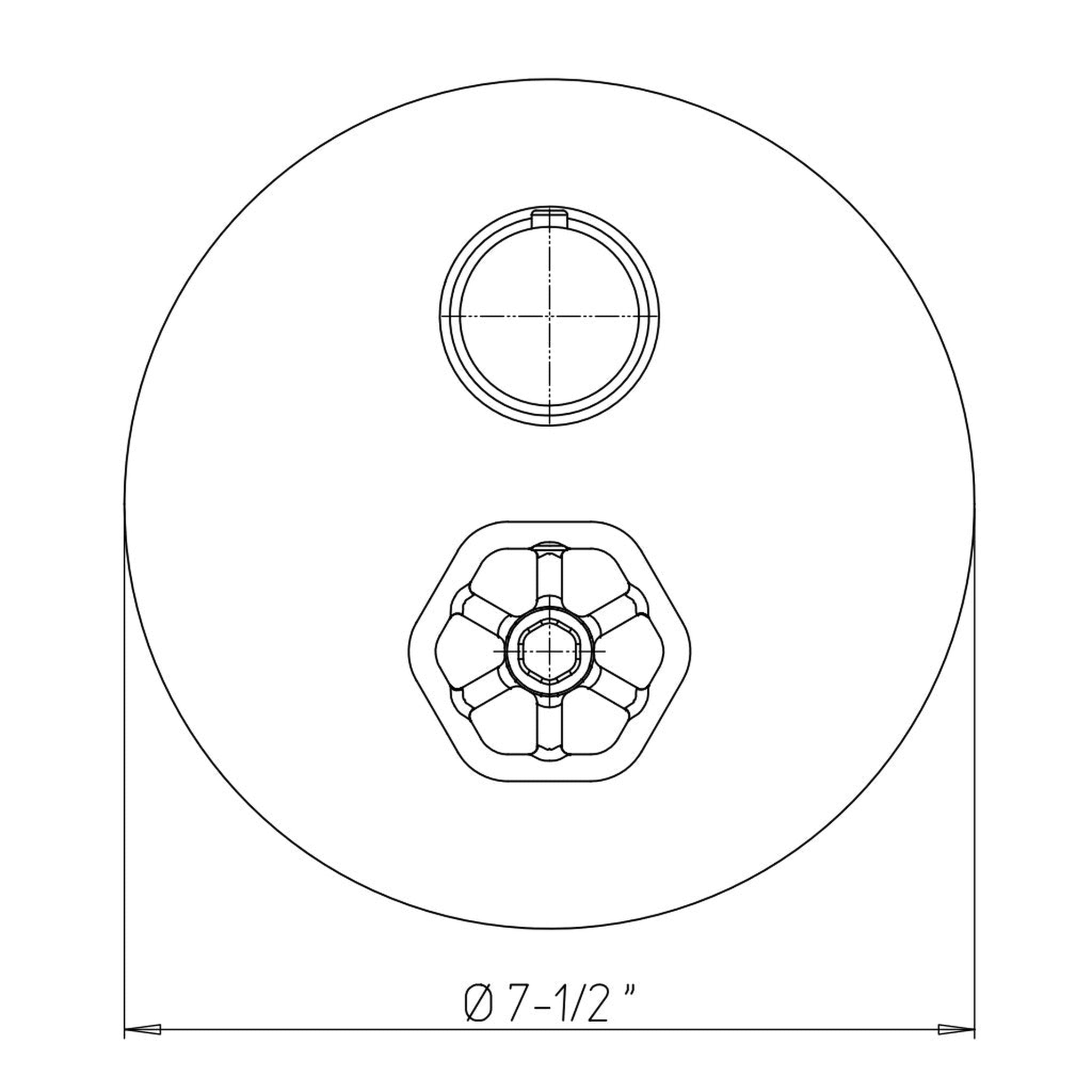 LaToscana by Paini, LaToscana Lucia Thermostatic Trim With 3/4" Ceramic Disc Volume Control