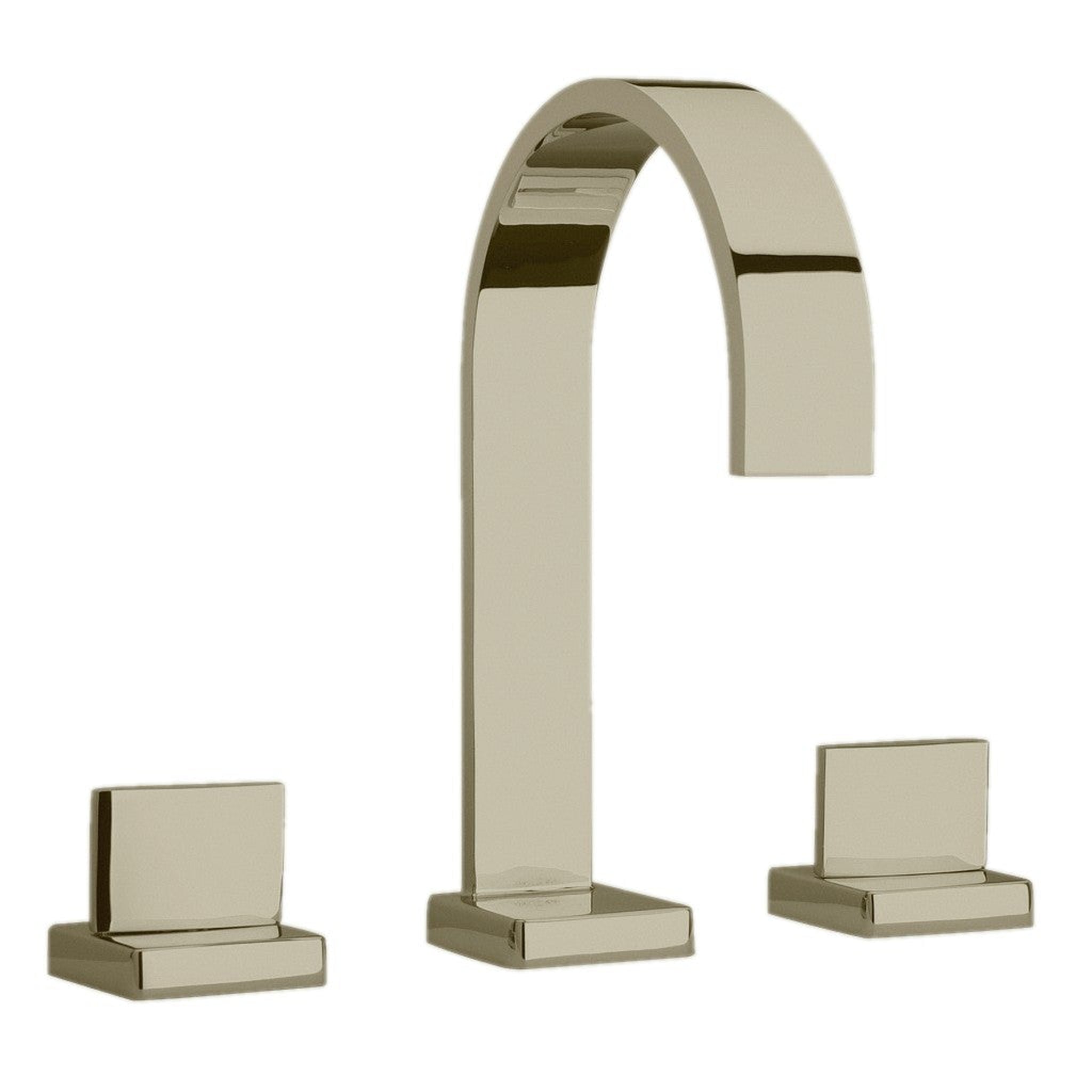 LaToscana by Paini, LaToscana Novello Brushed Nickel Roman Tub With Lever Handles