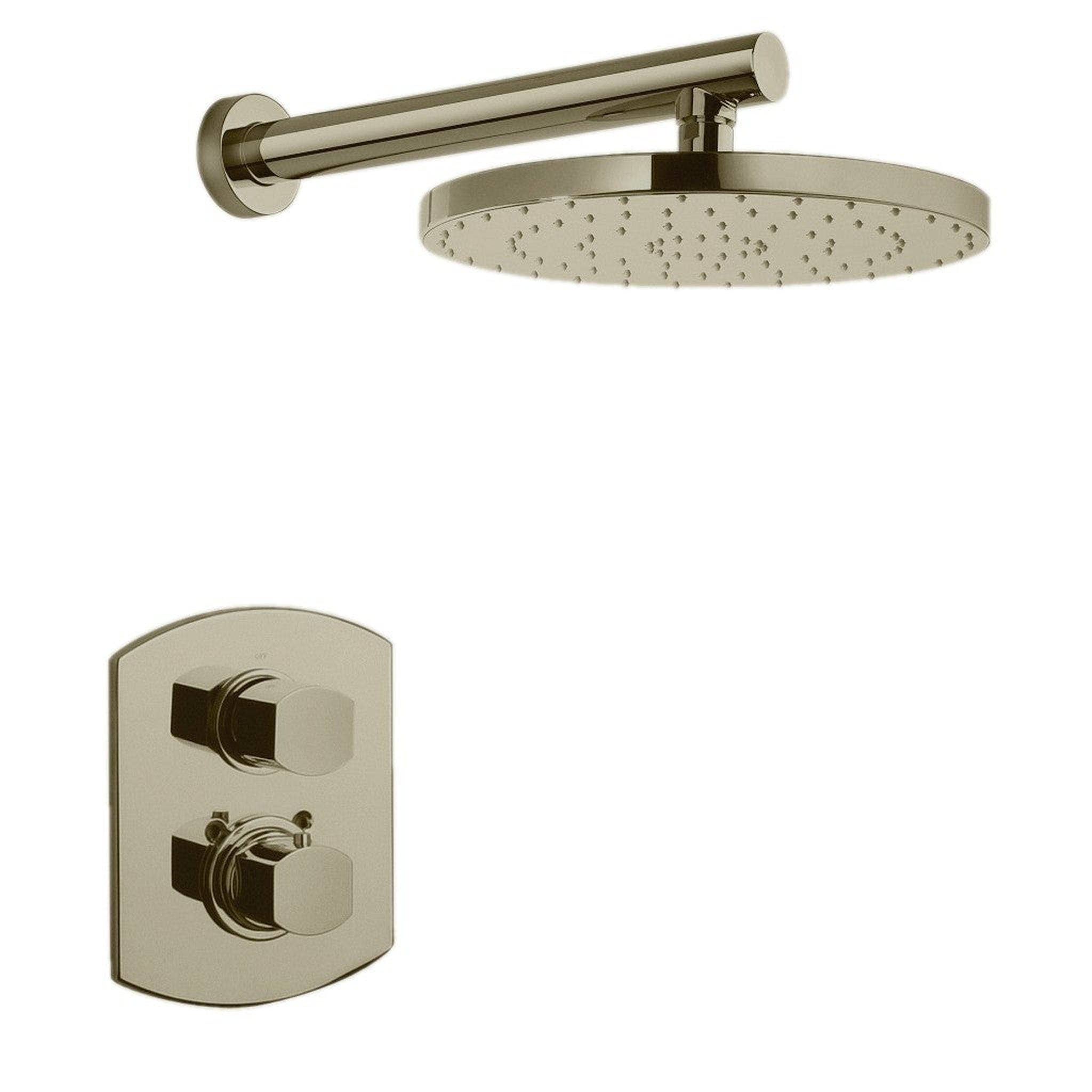 LaToscana by Paini, LaToscana Novello Brushed Nickel Thermostatic Shower Kit