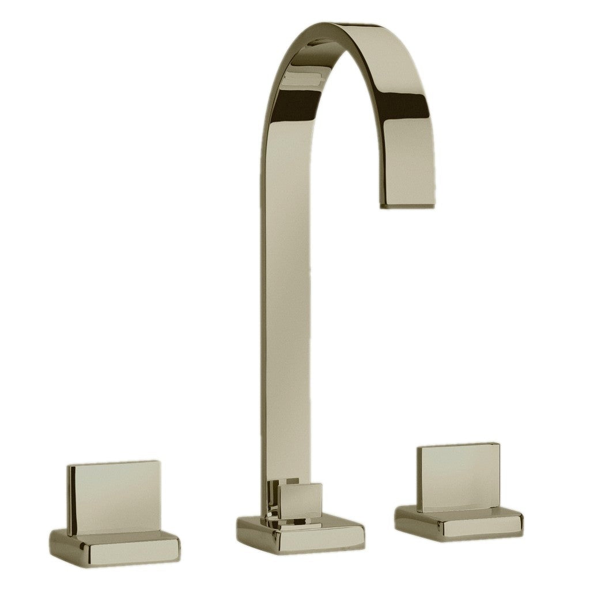 LaToscana by Paini, LaToscana Novello Brushed Nickel Widespread Lavatory Faucet With Lever Handles