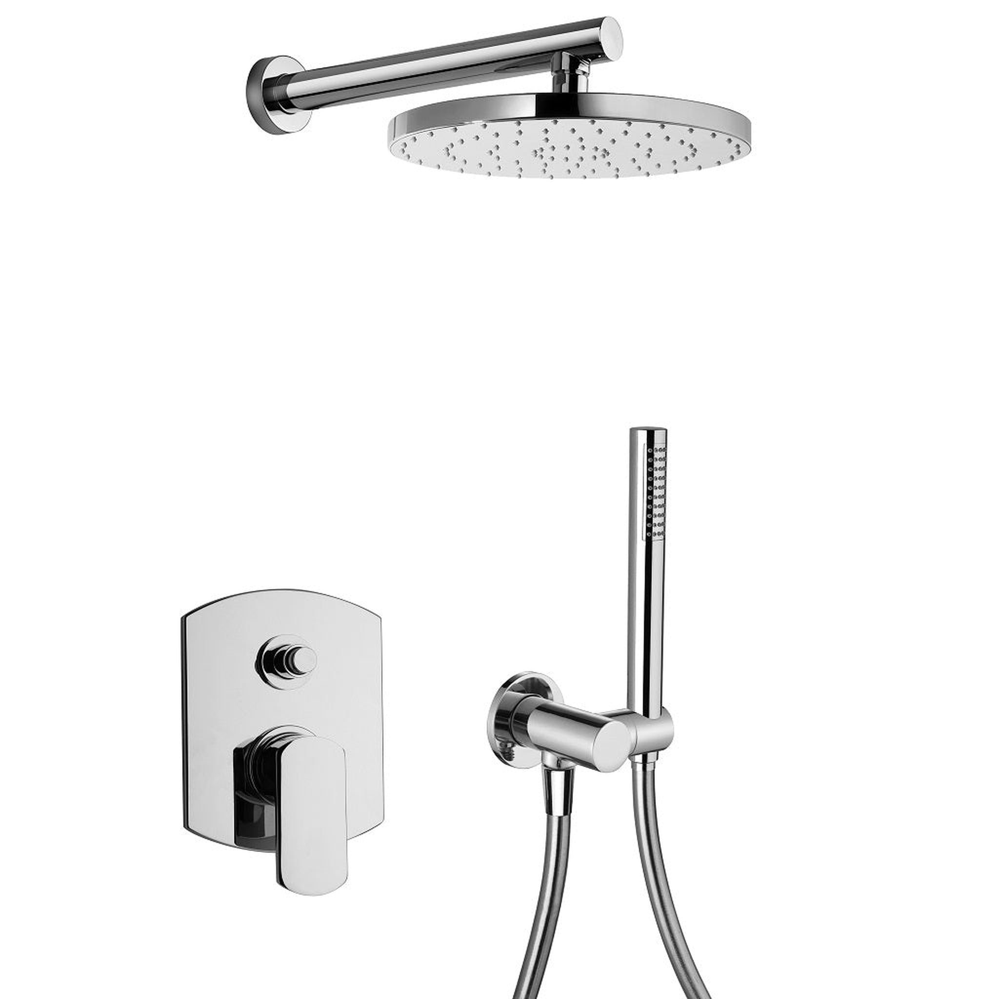 LaToscana by Paini, LaToscana Novello Chrome Pressure Balance Shower Kit With Handheld Shower