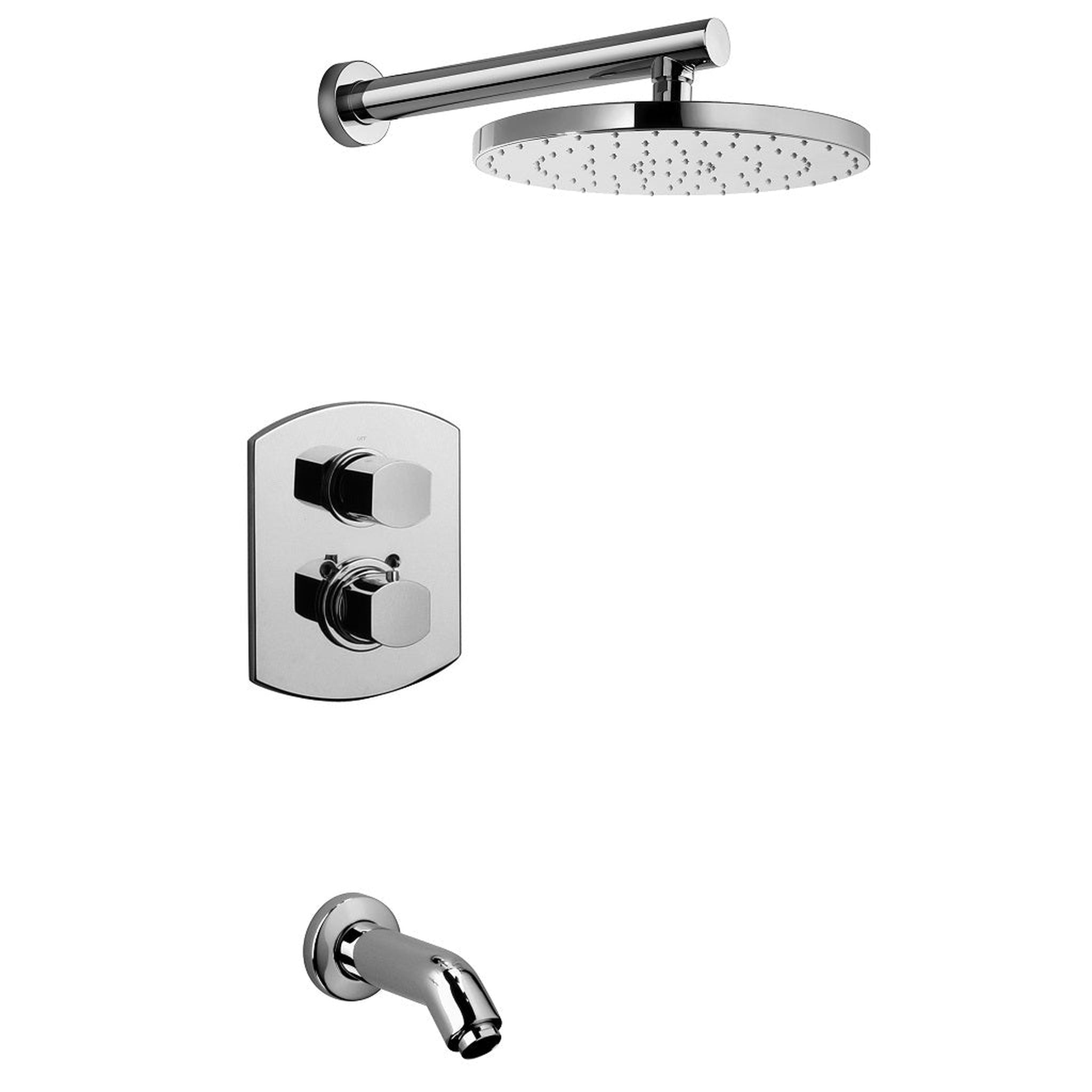 LaToscana by Paini, LaToscana Novello Chrome Thermostatic Tub & Shower Kit