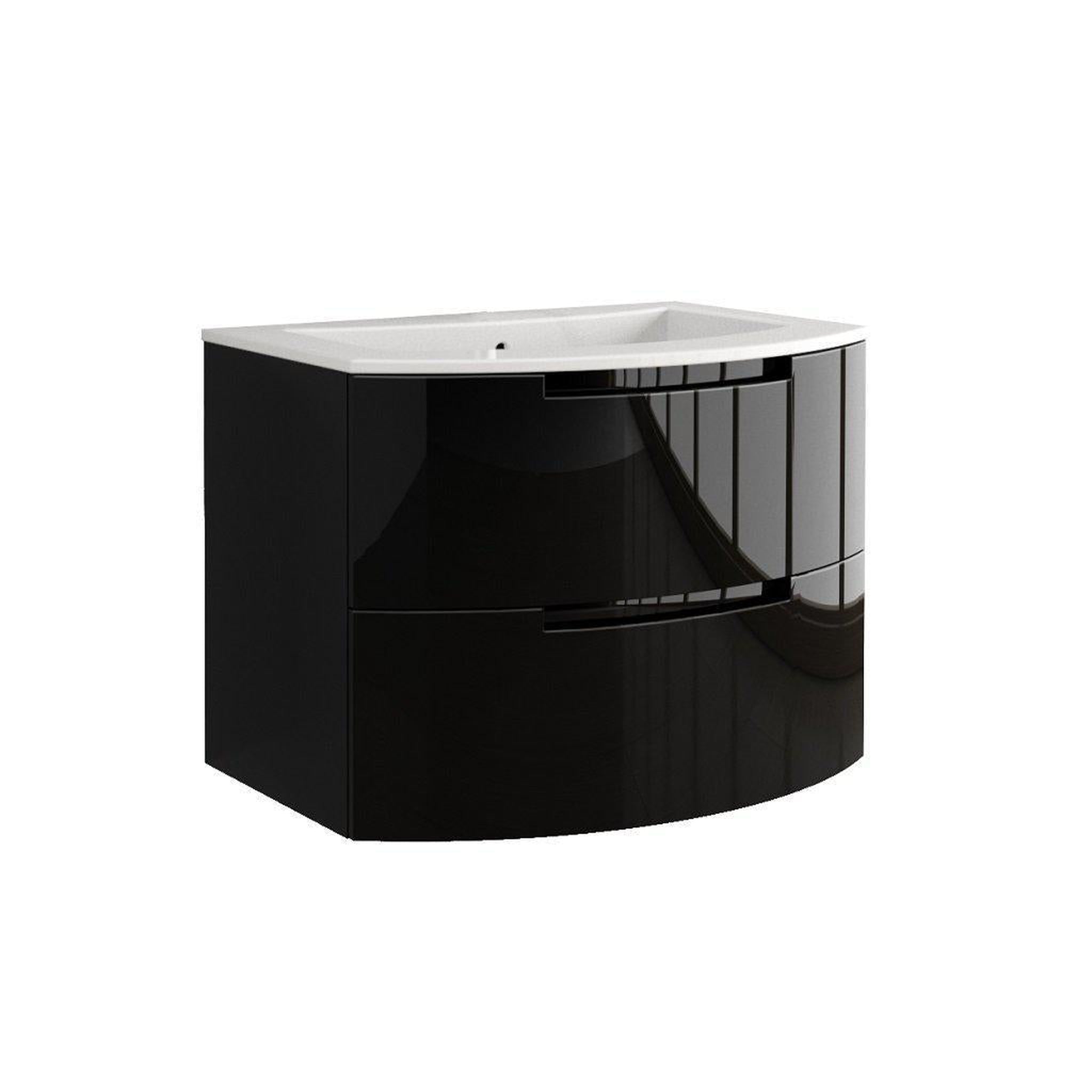 LaToscana by Paini, LaToscana Oasi 29" Black Wall-Mounted Vanity