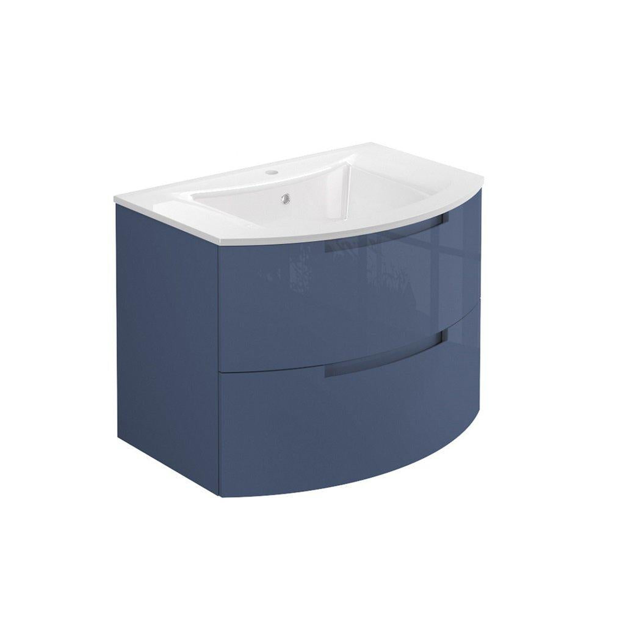 LaToscana by Paini, LaToscana Oasi 29" Blue Distante Wall-Mounted Vanity