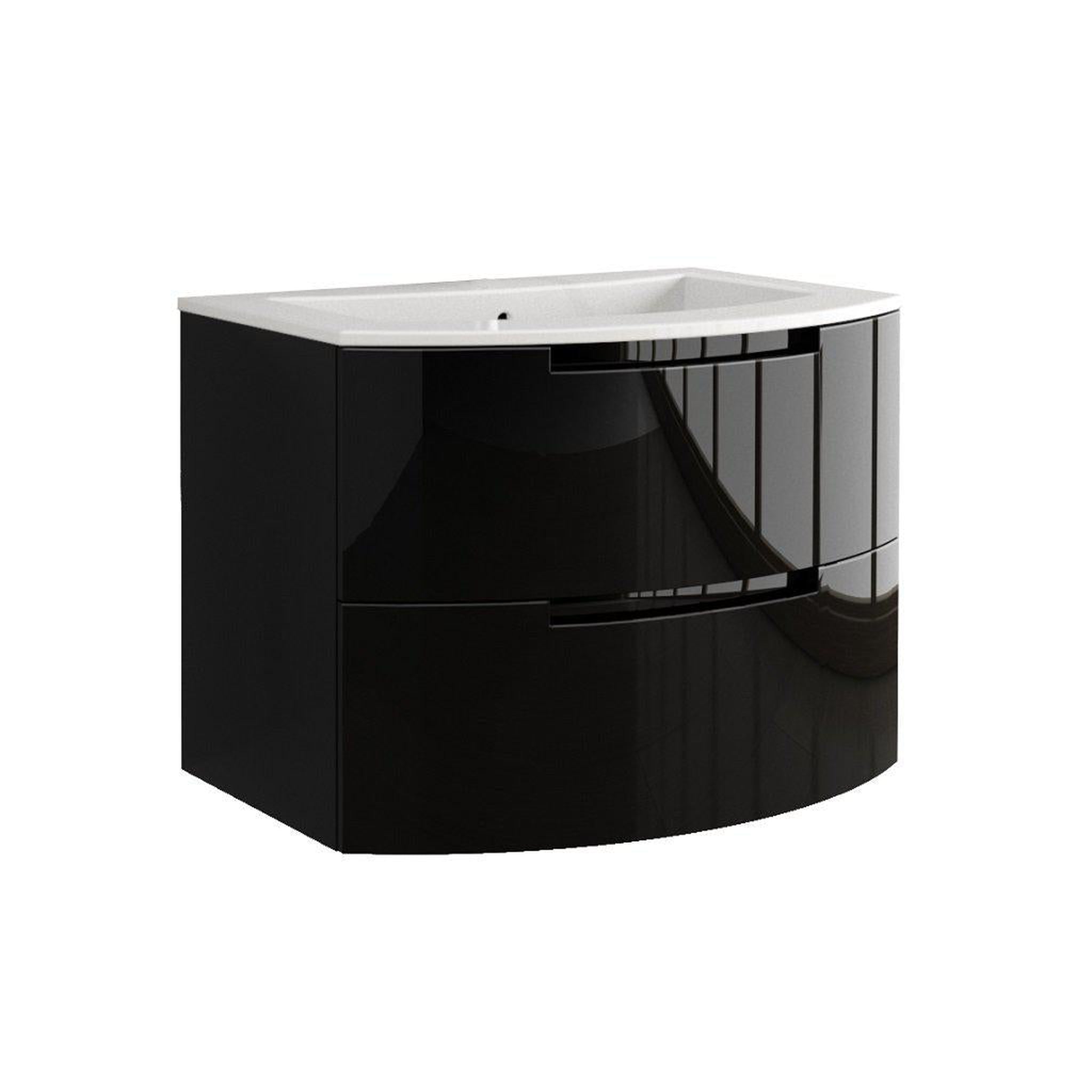 LaToscana by Paini, LaToscana Oasi 39" Black Wall-Mounted Vanity