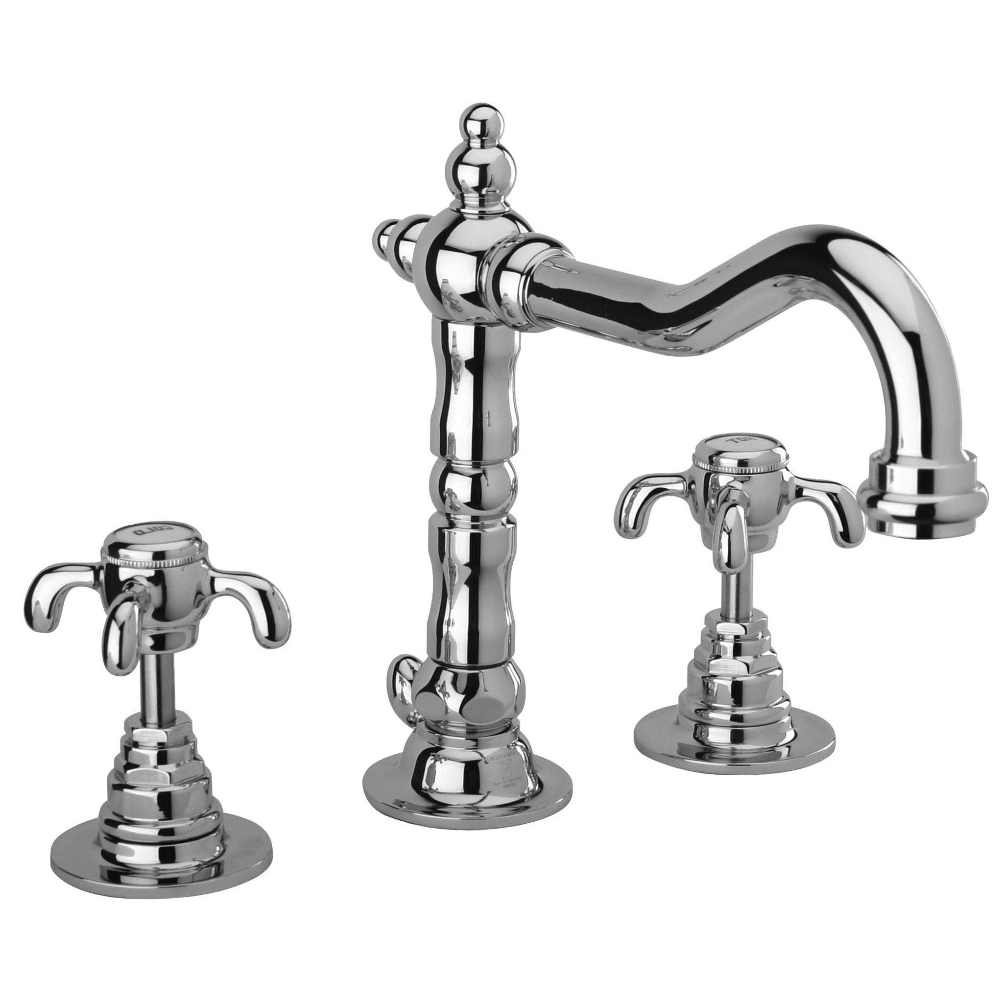 LaToscana by Paini, LaToscana Ornellaia Chrome Widespread Lavatory Faucet With Cross Handles