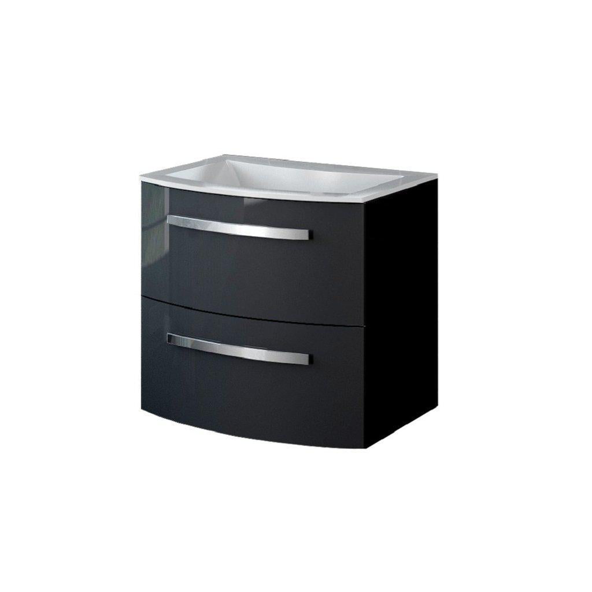 LaToscana by Paini, LaToscana Palio 22" Black Wall-Mounted Vanity