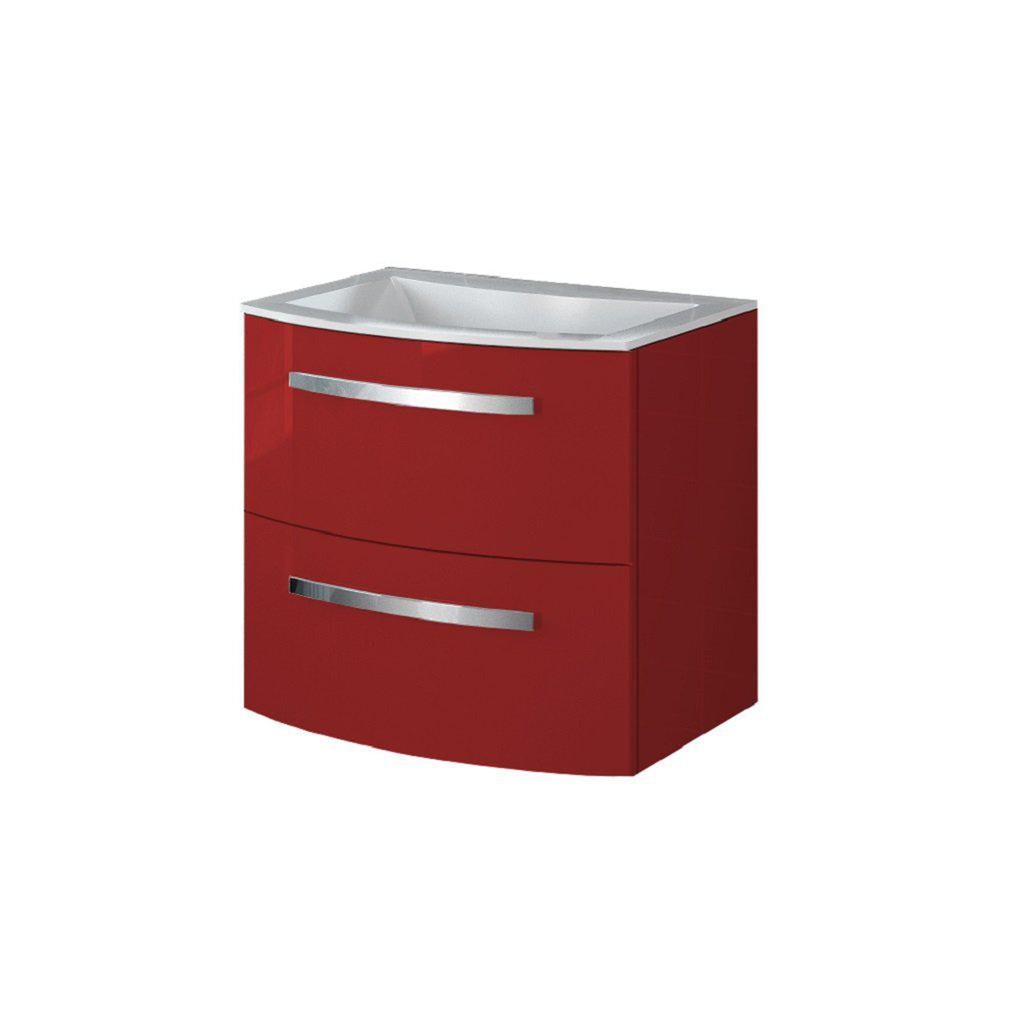 LaToscana by Paini, LaToscana Palio 22" Red Wall-Mounted Vanity