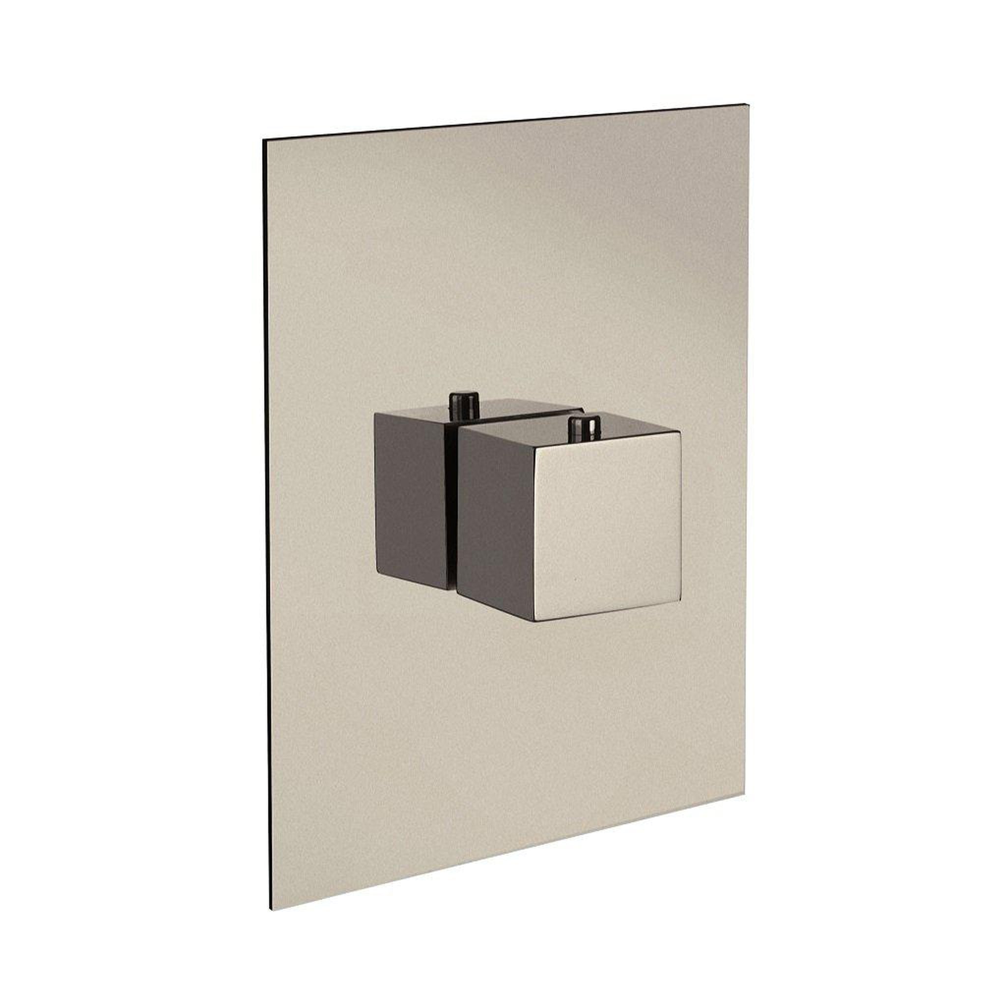 LaToscana by Paini, LaToscana Quadro Brushed Nickel 3/4" Thermostatic Trim