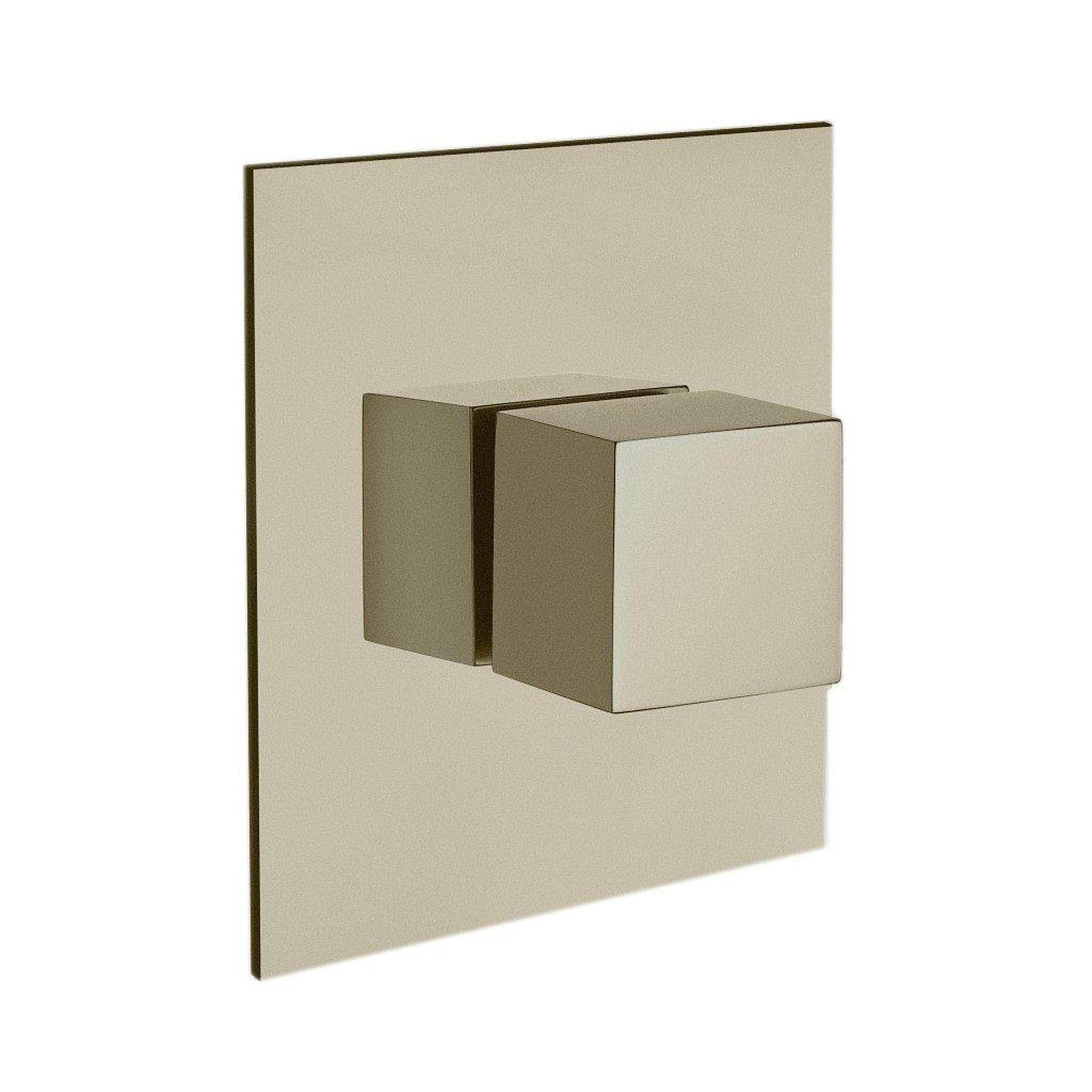 LaToscana by Paini, LaToscana Quadro Brushed Nickel Volume Control Trim