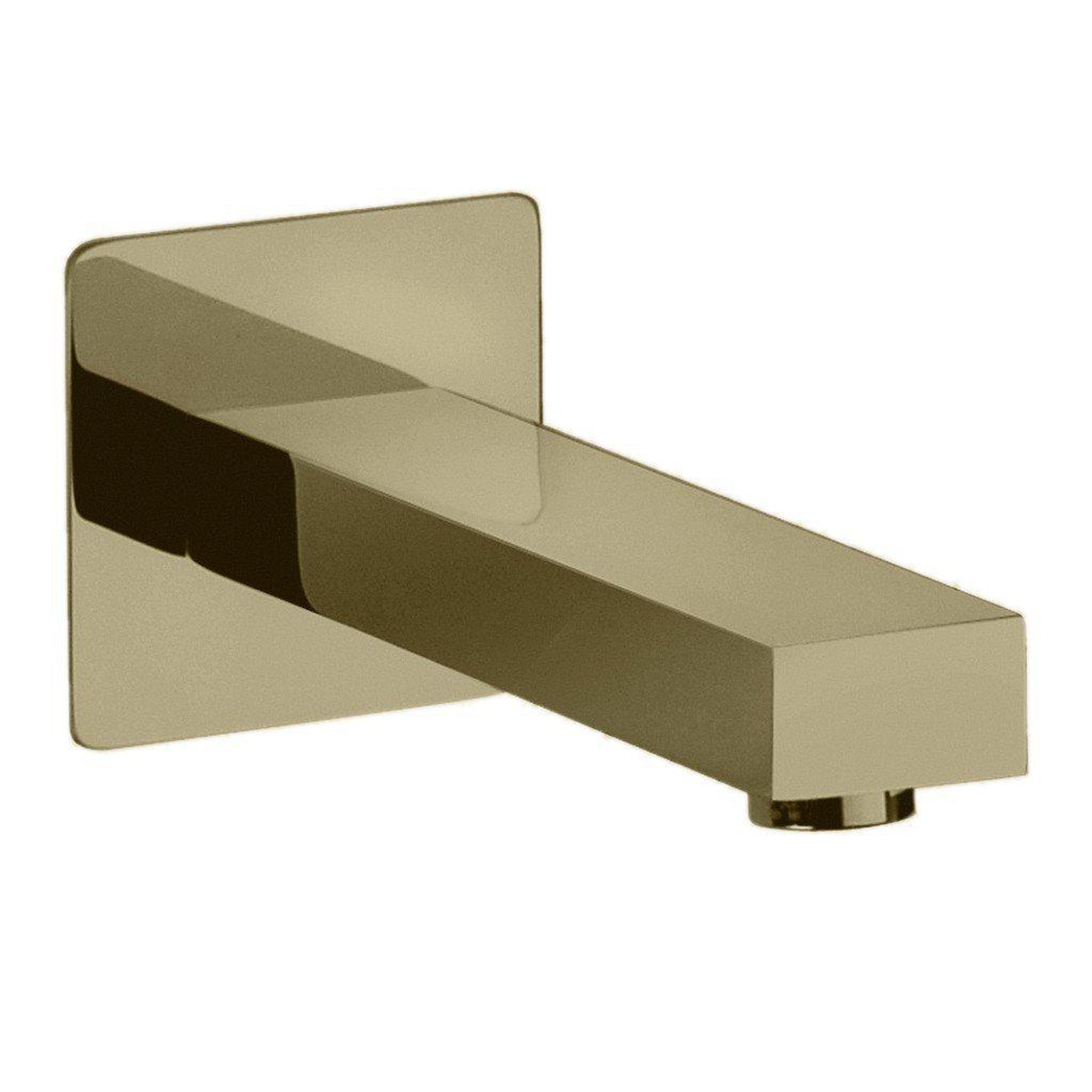 LaToscana by Paini, LaToscana Quadro Brushed Nickel Wall-Mounted Tub Spout