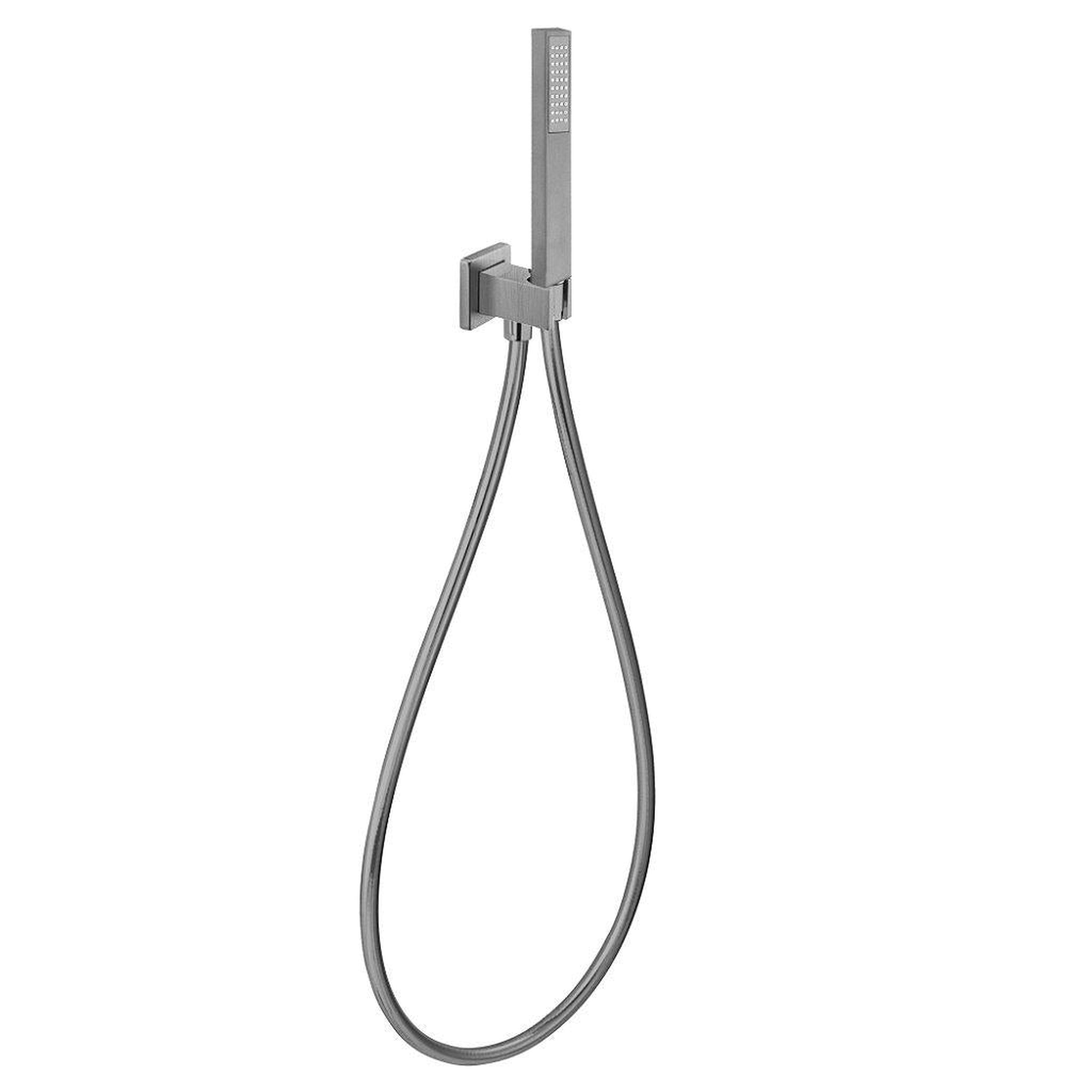 LaToscana by Paini, LaToscana Quadro Chrome Wall-Mounted Brass Hand Shower Kit