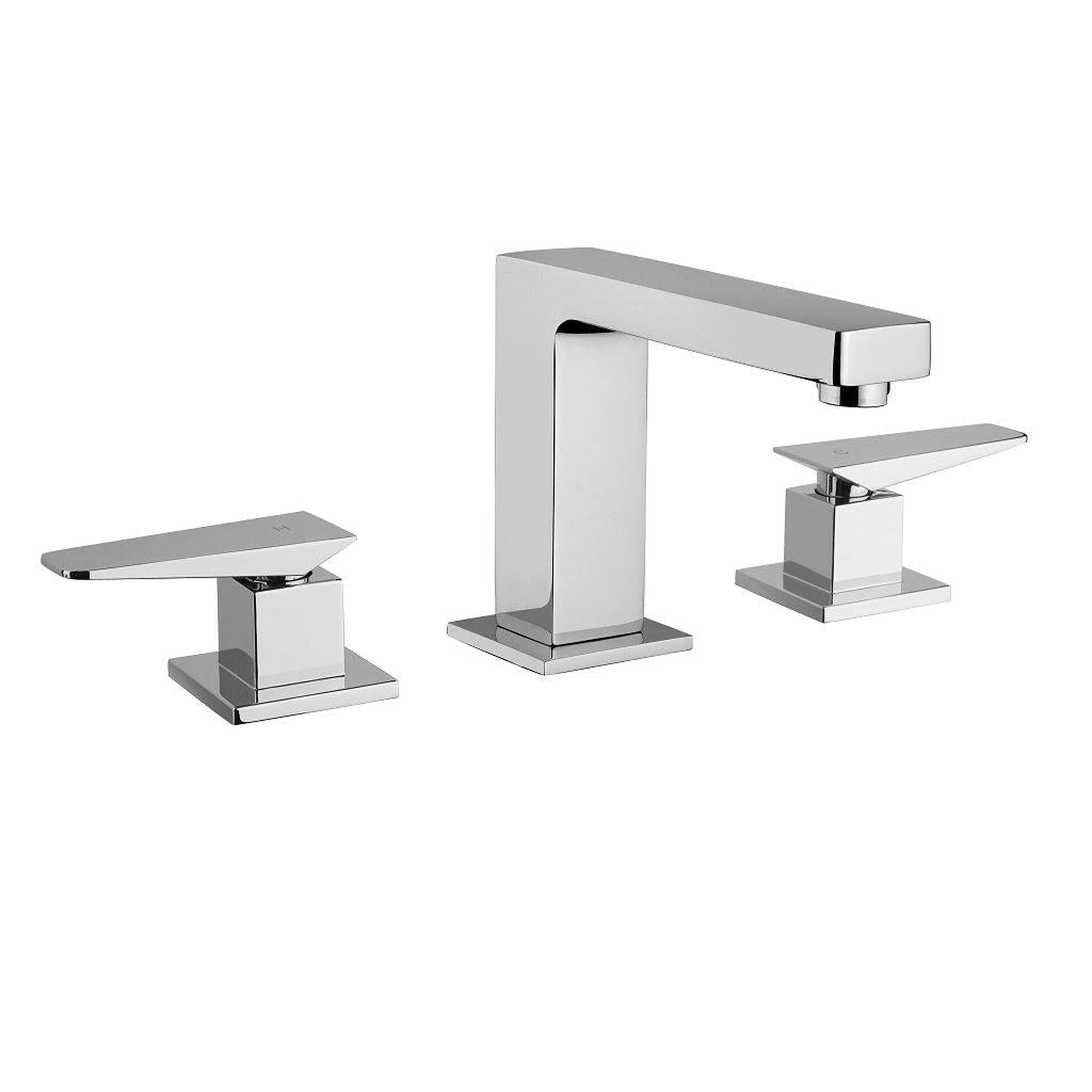 LaToscana by Paini, LaToscana Quadro Chrome Widespread Lavatory Faucet With Lever Handles