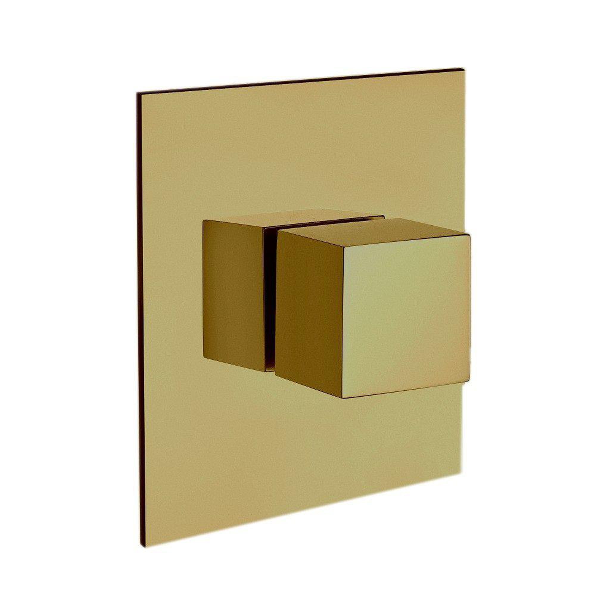 LaToscana by Paini, LaToscana Quadro Matt Gold Volume Control Trim